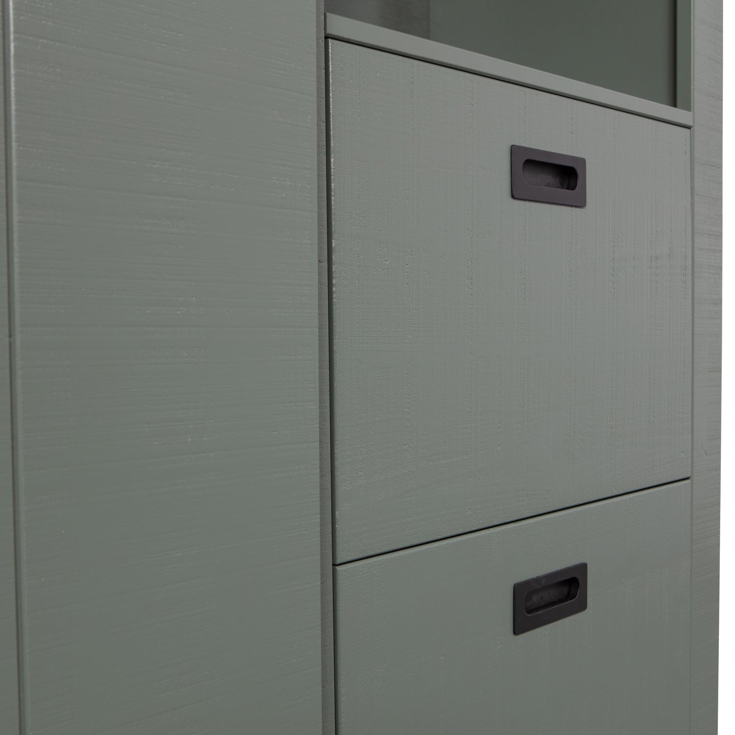 SLIDE BARN Sliding Wardrobe Gray-Green