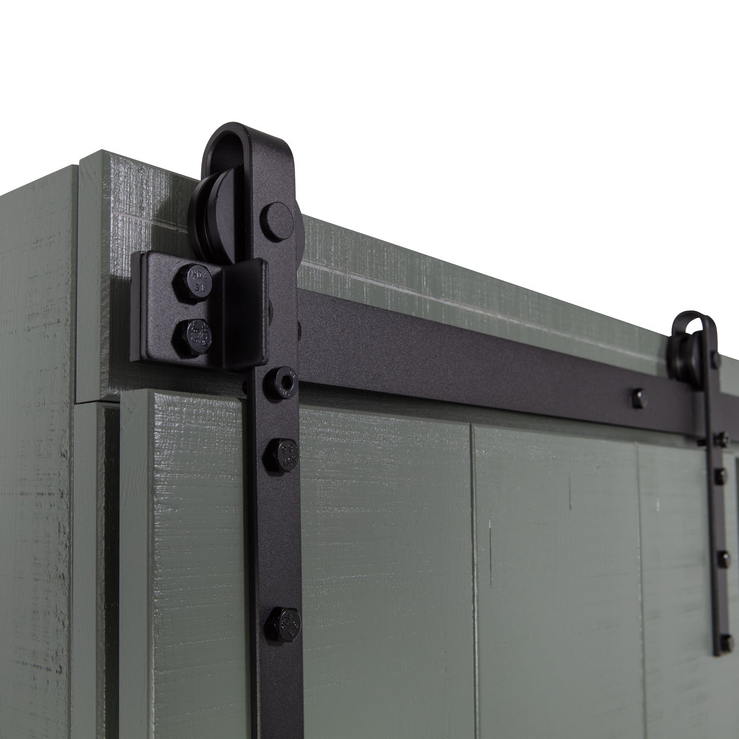 SLIDE BARN Sliding Wardrobe Gray-Green