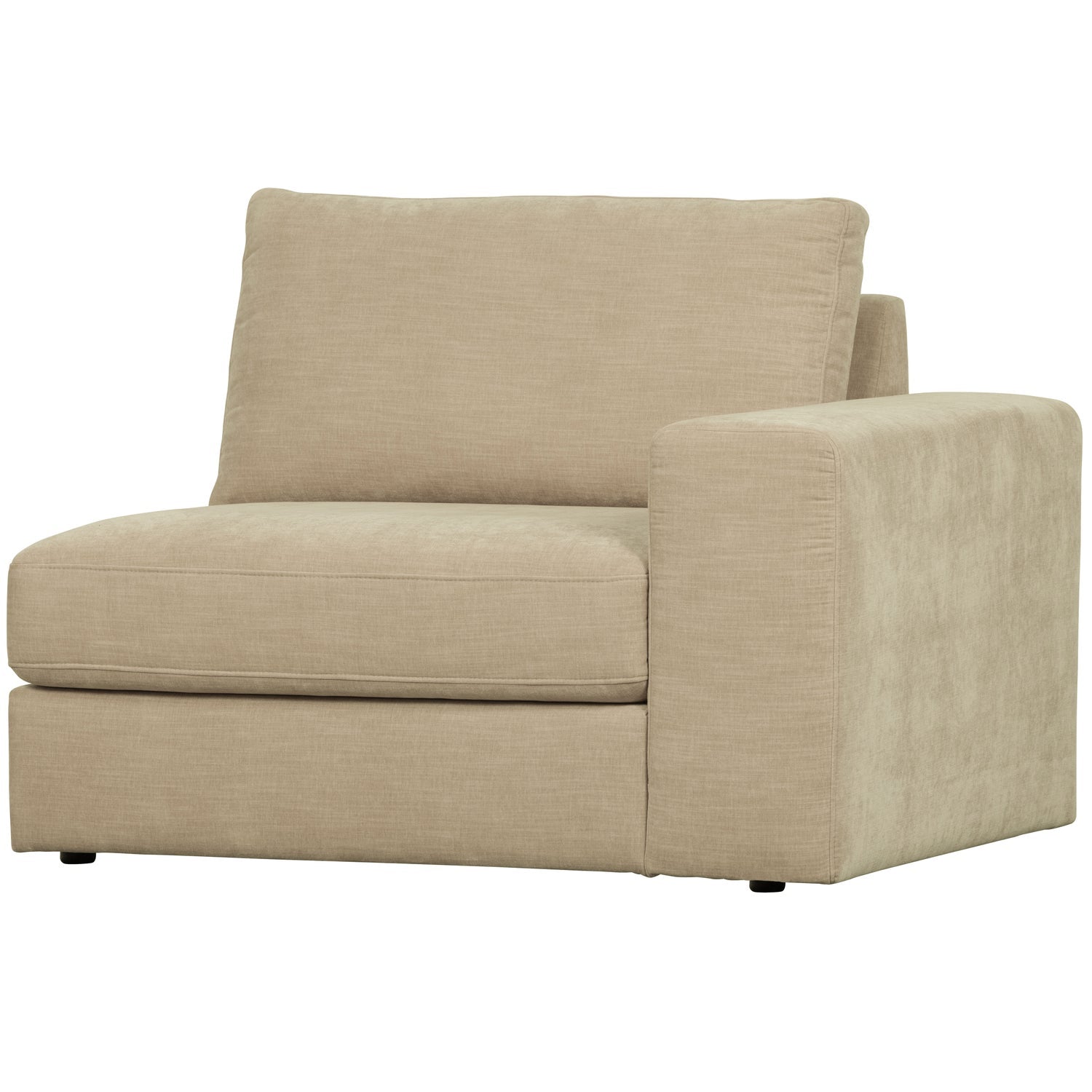 Sofa FAMILY - right-side end element in sand