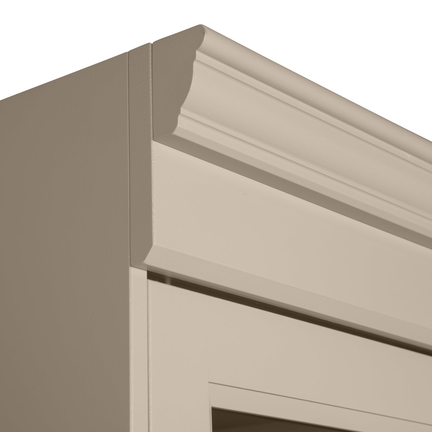 CHOW Display Cabinet in Gray Beige