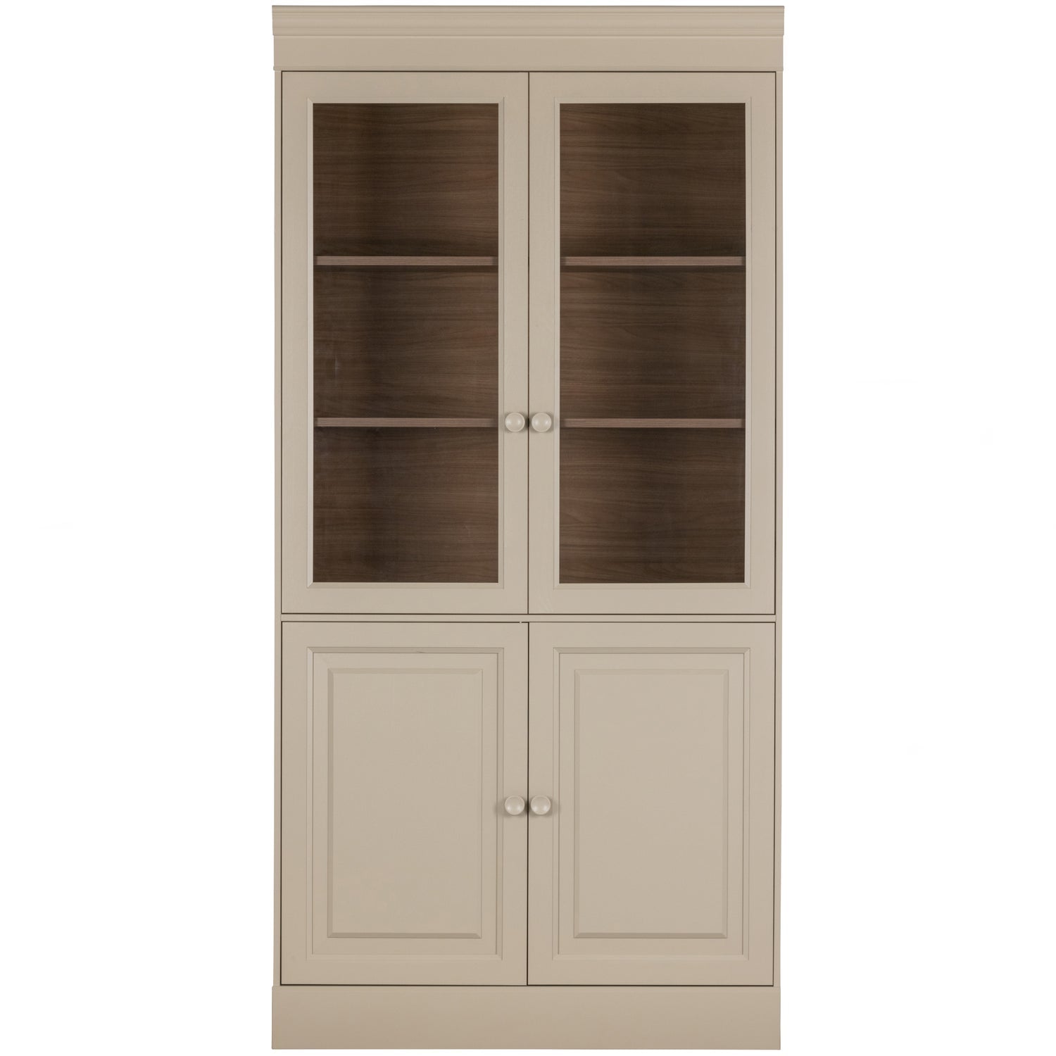 CHOW Display Cabinet in Gray Beige