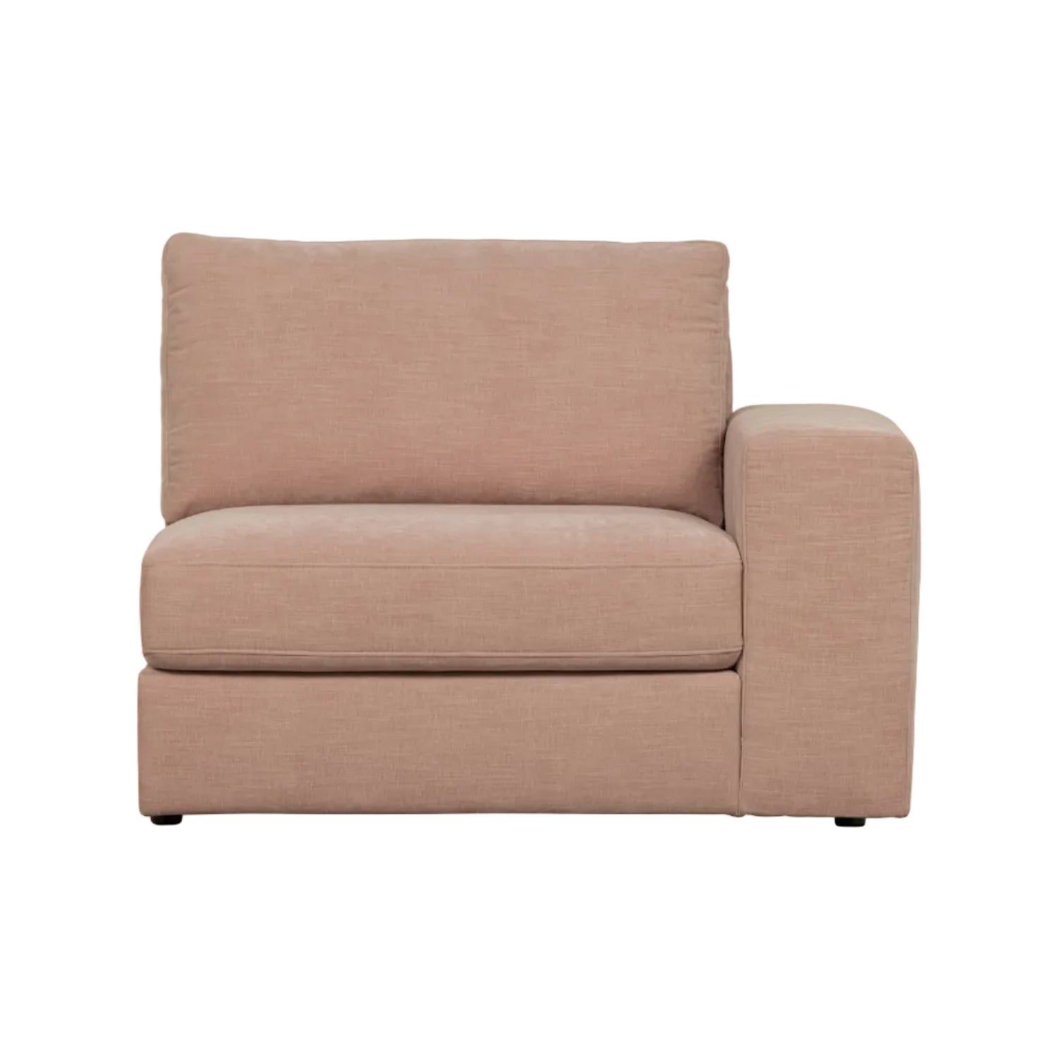 Sofa FAMILY - Endmodul rechtsseitig rosa