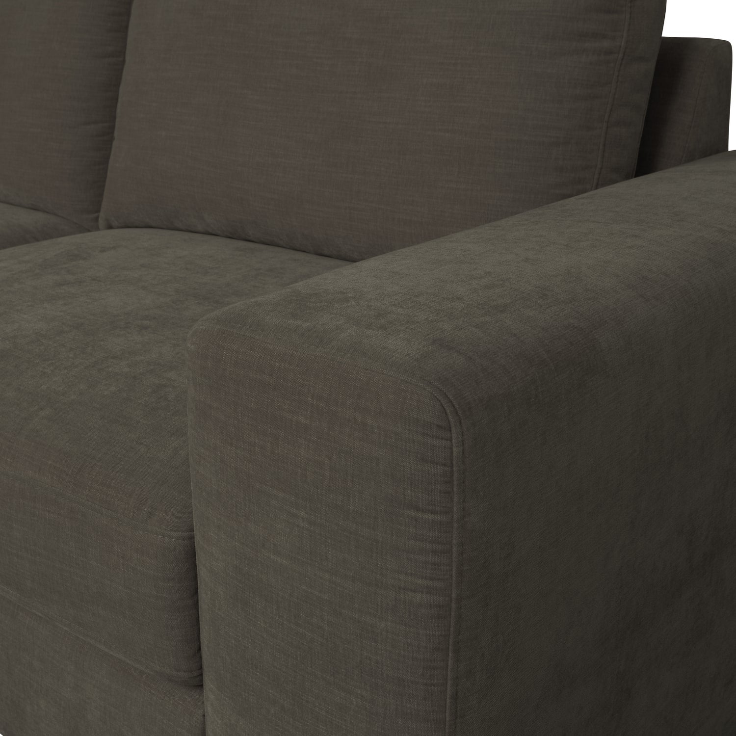 Family Sofa - Right-End Module in Anthracite