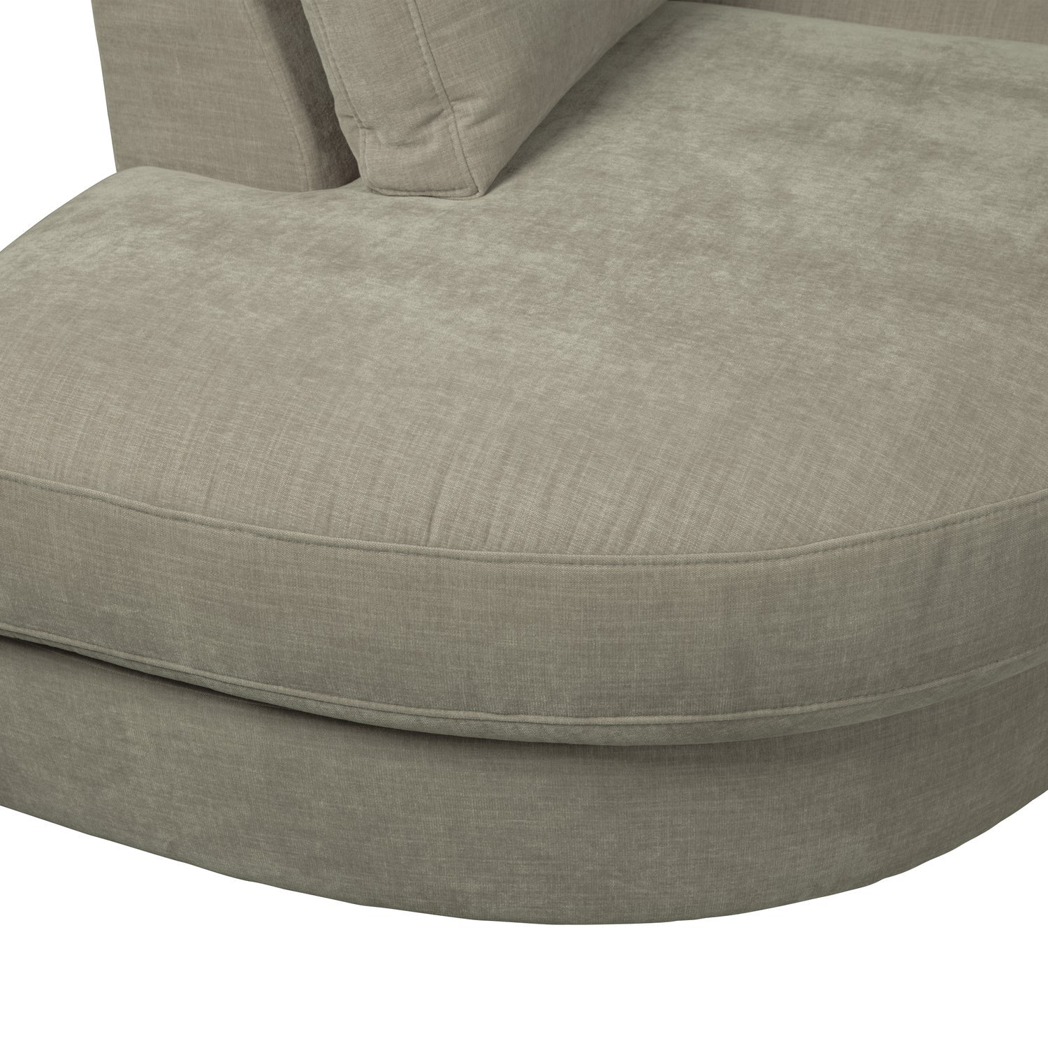 Sofa FAMILY - offenes Modul linksseitig warmes Grau