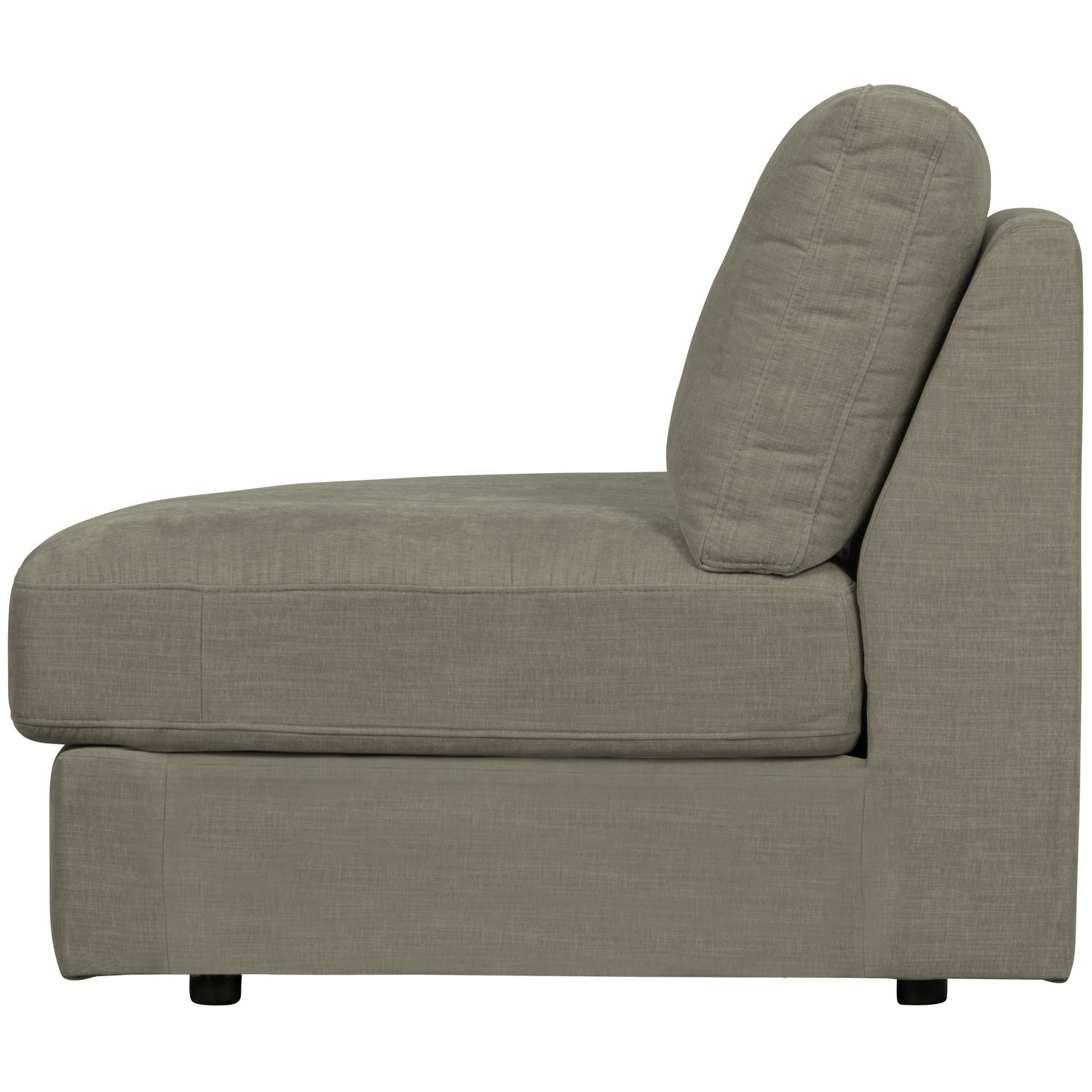 Sofa FAMILY - offenes Modul linksseitig warmes Grau