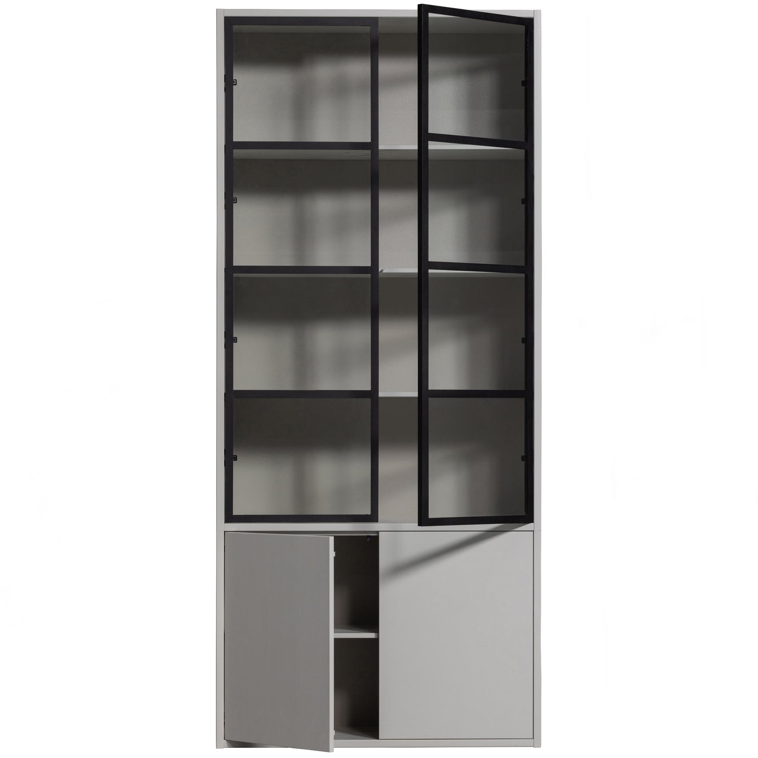 BASIC Display Cabinet Gray