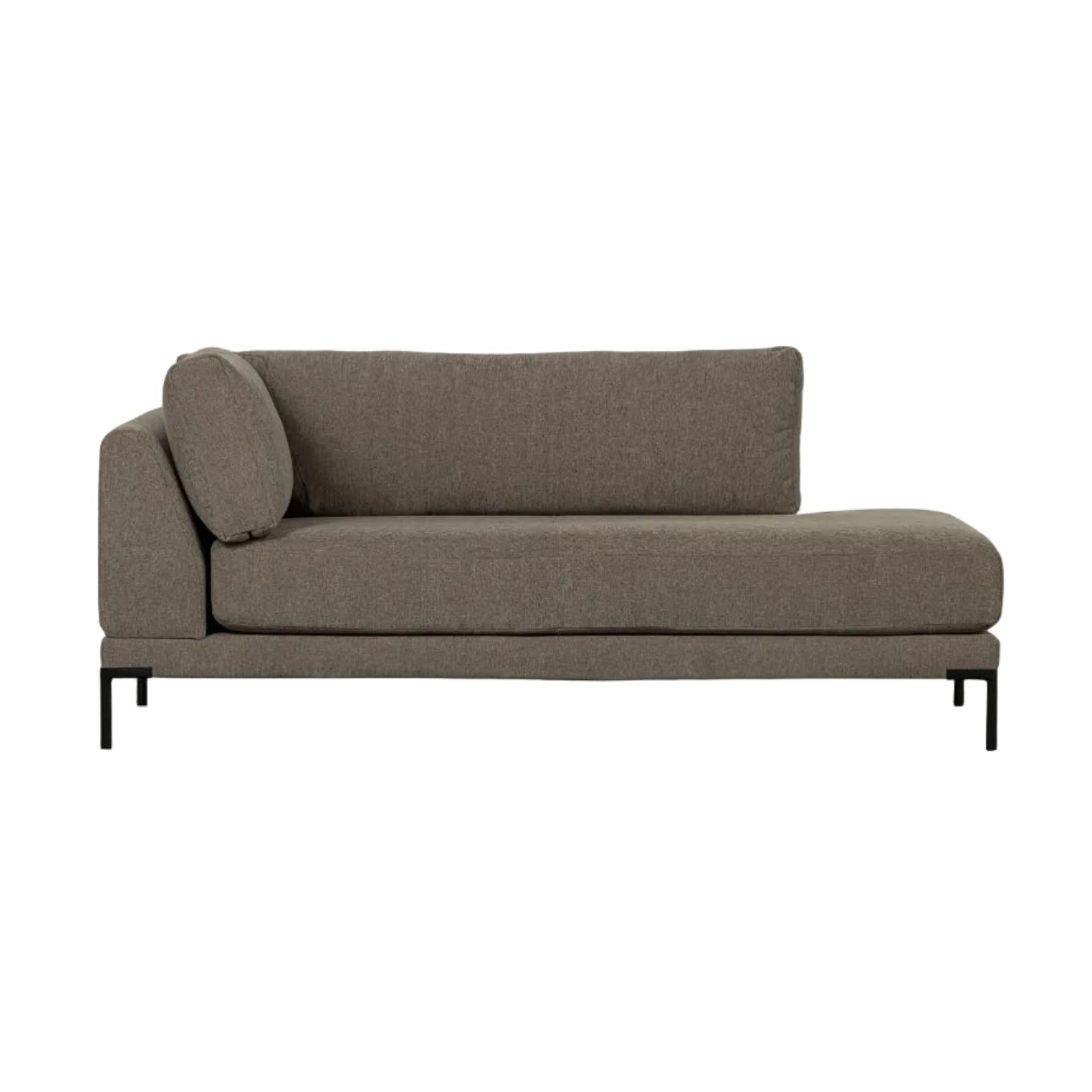 Szezlong links COUPLE taupe