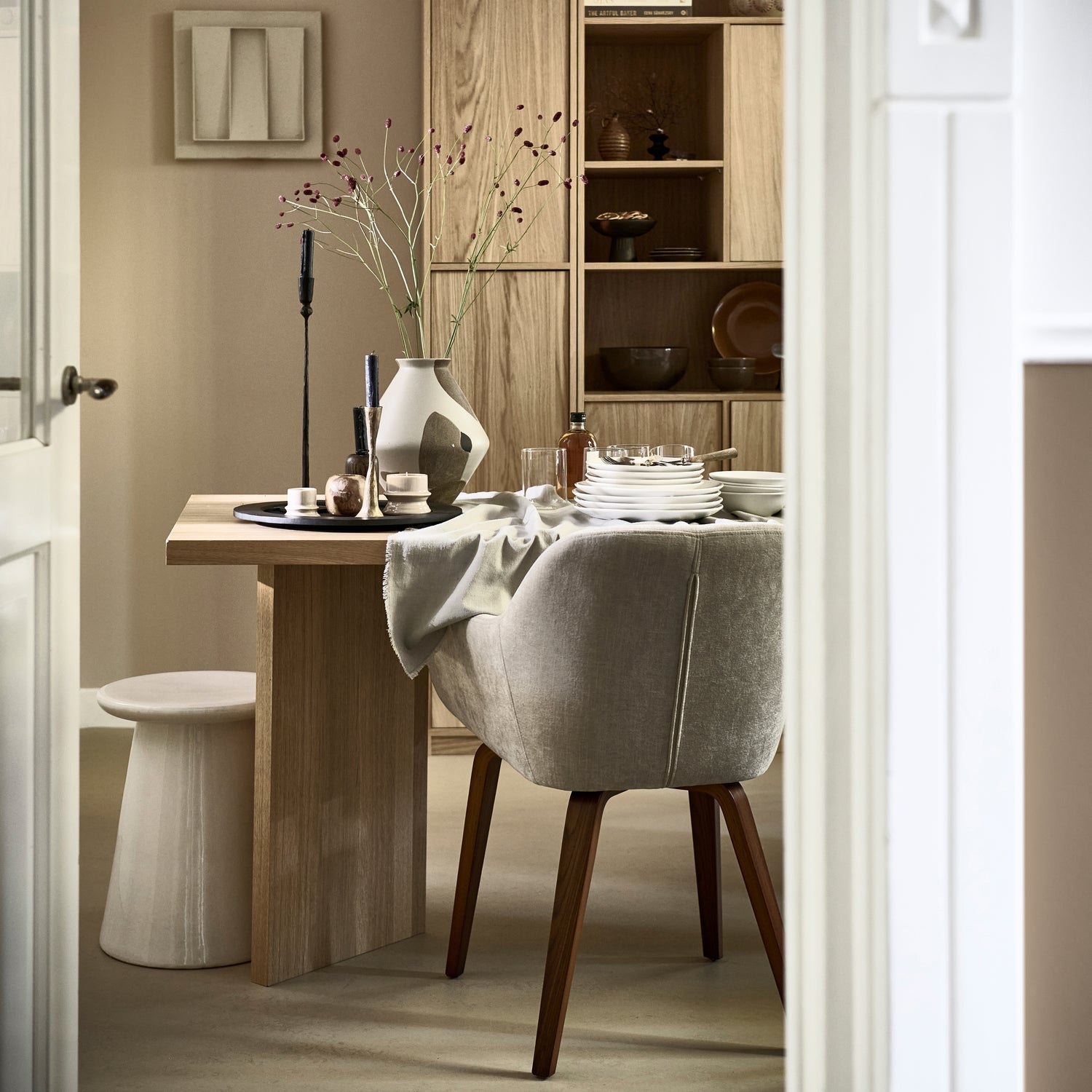 MODULAIR Oak Veneer Cabinet