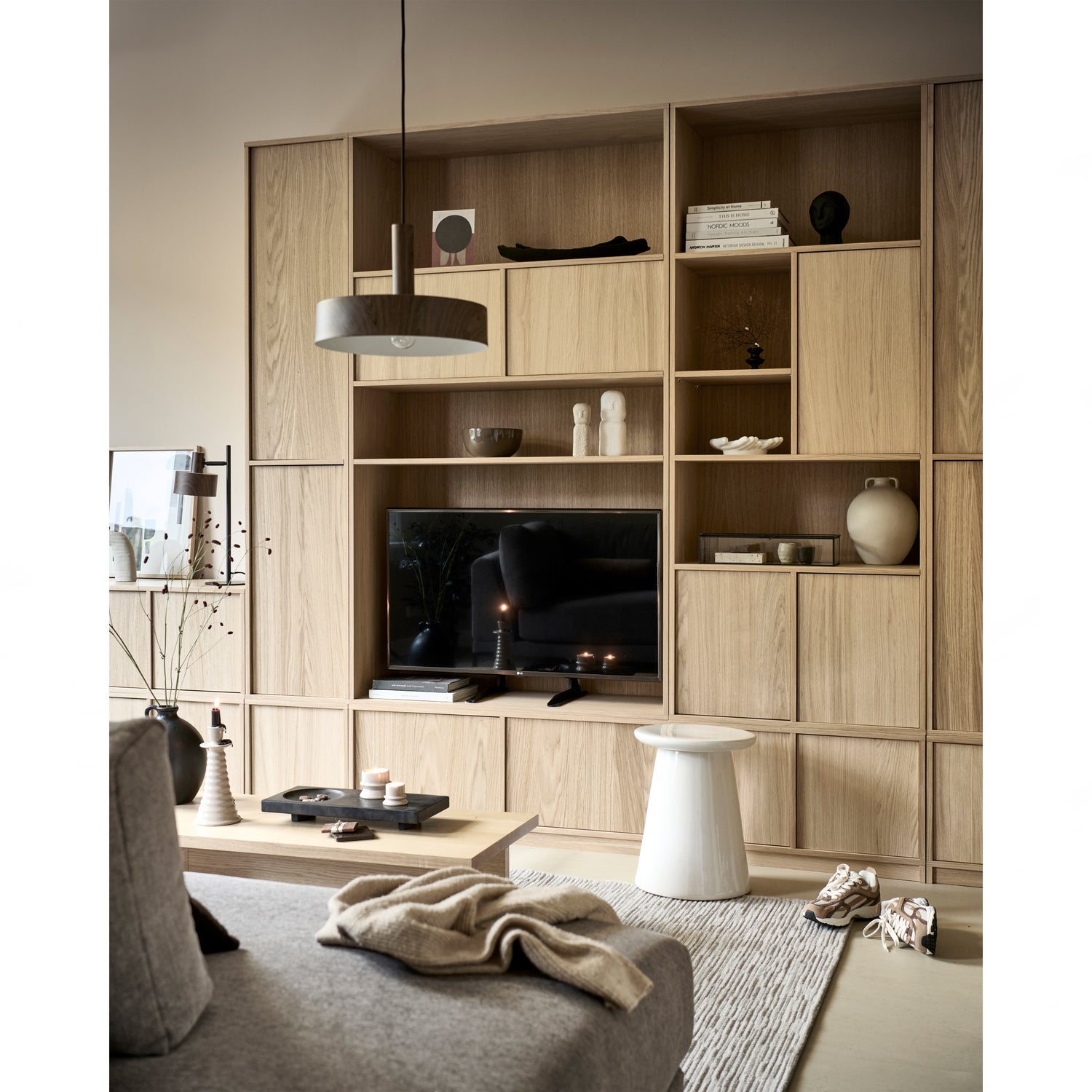 MODULAIR Oak Veneer Cabinet