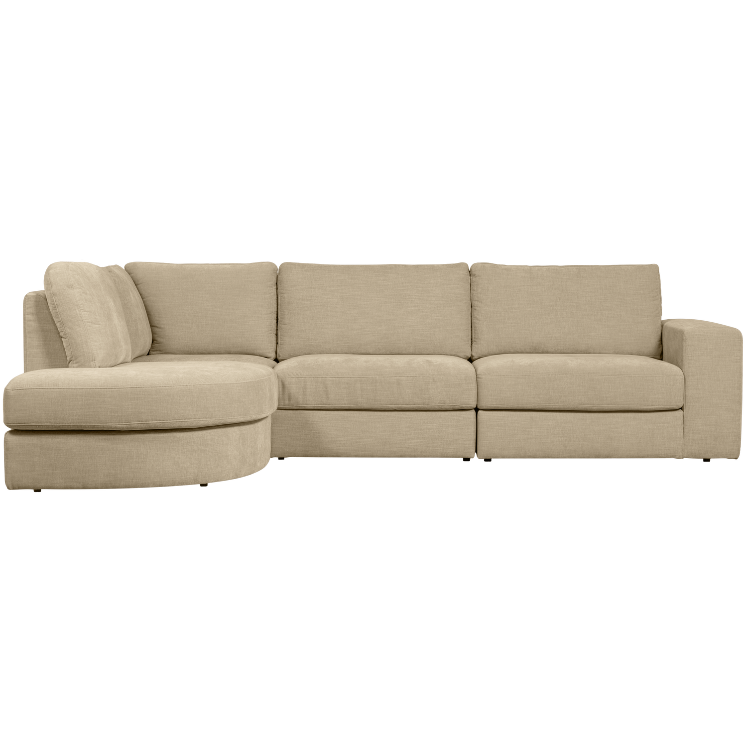 Ecksofa FAMILY links sandfarben