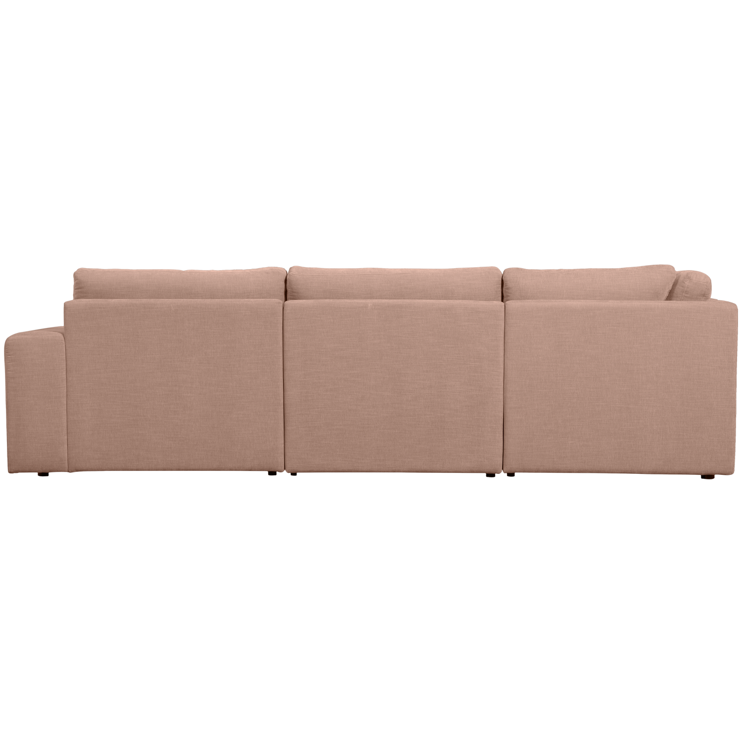 Left-facing FAMILY corner sofa in pink