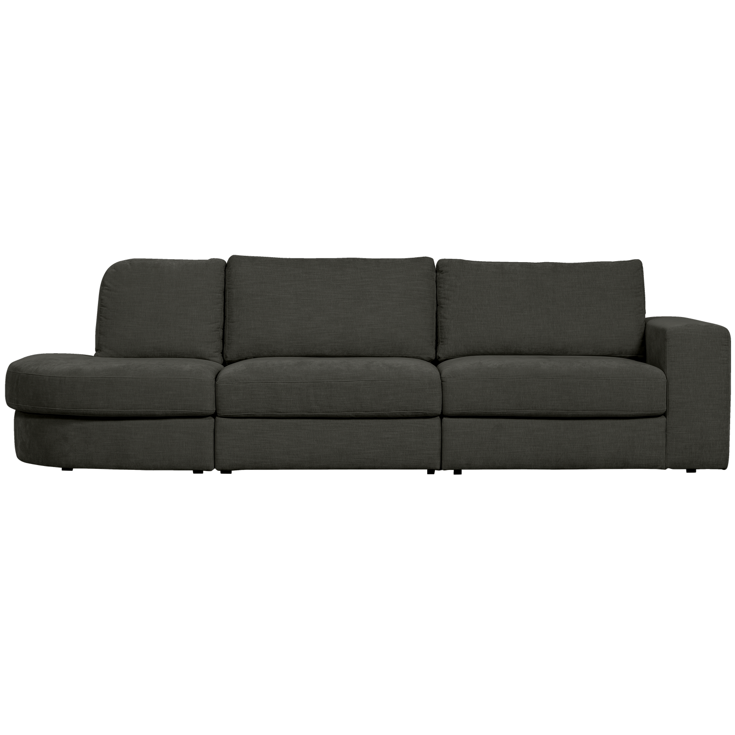 Left-Open FAMILY Sofa in Anthracite
