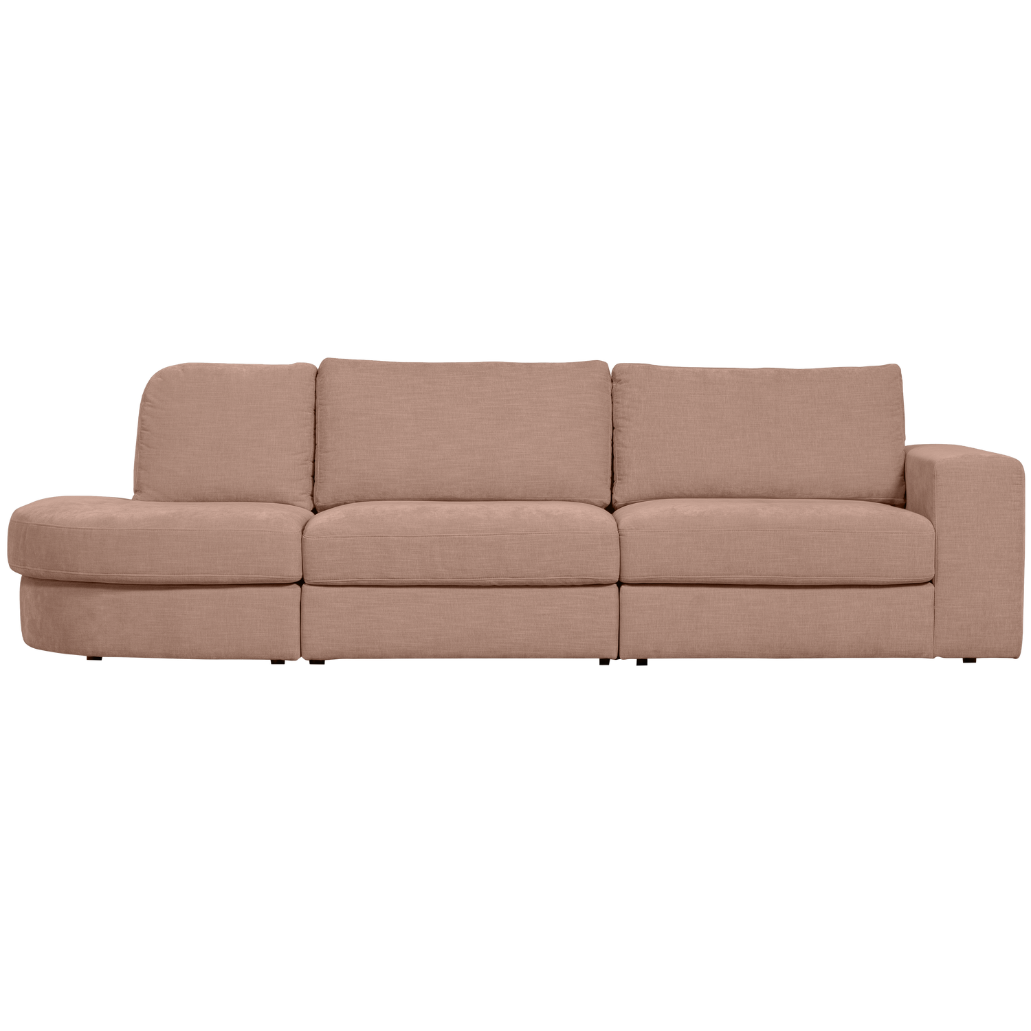 Left-Open FAMILY Sofa in Pink