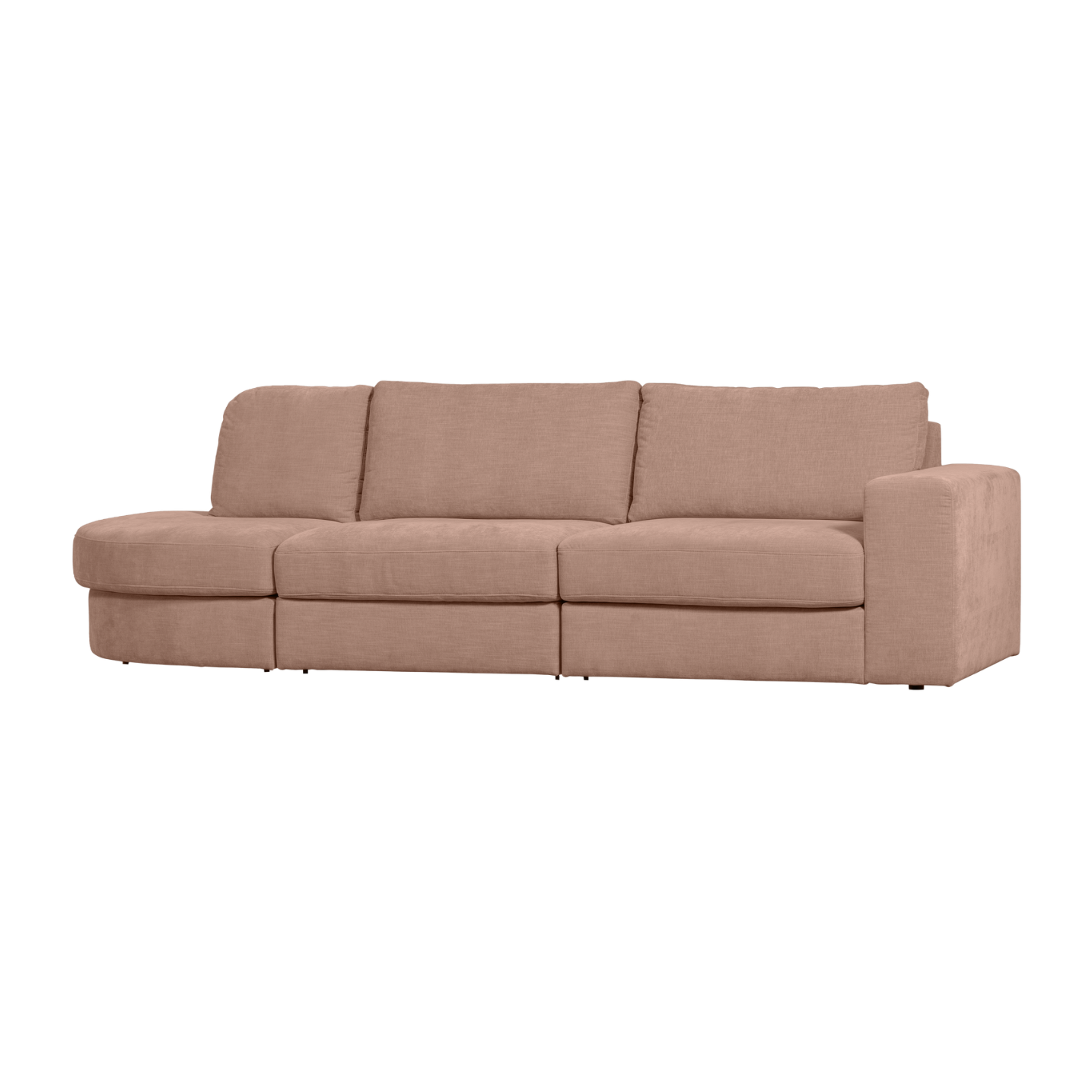 Left-Open FAMILY Sofa in Pink