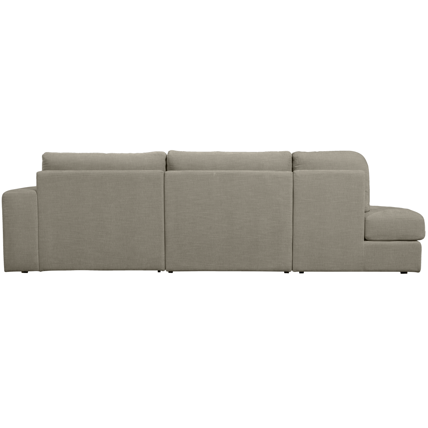 Left-Open FAMILY Sofa in Warm Gray