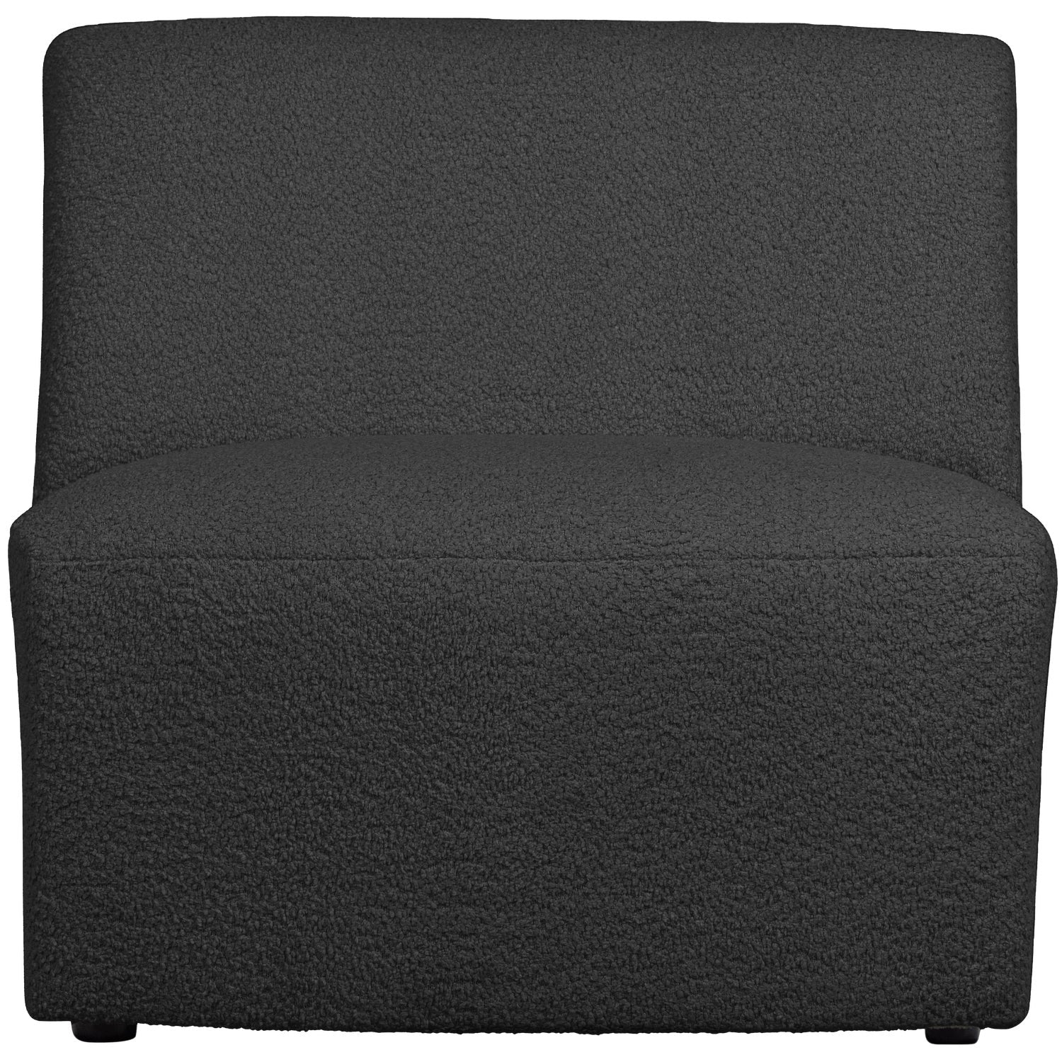 Modulares Sofa COCO - Element in dunkelgrauem Boucle