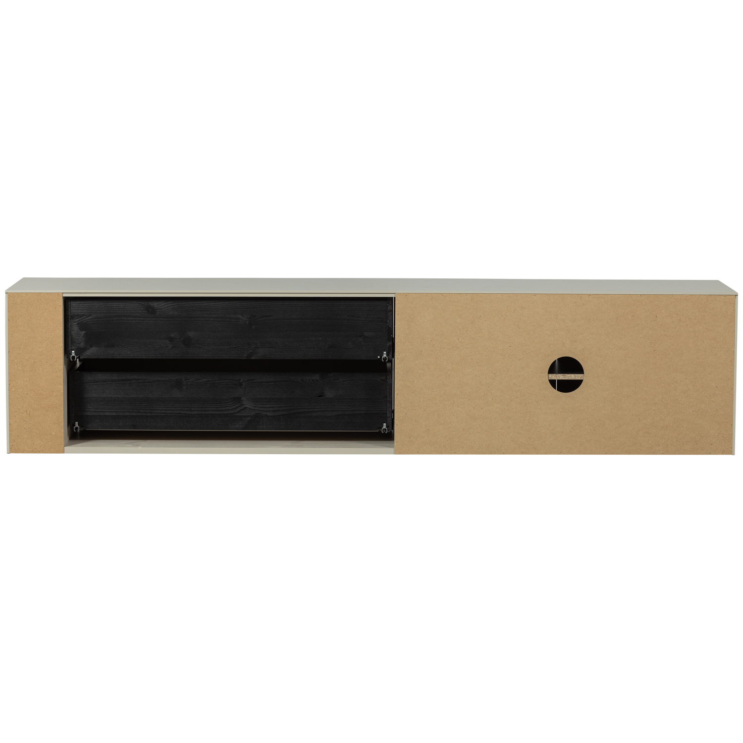 SETTLE TV Cabinet in Gray Beige