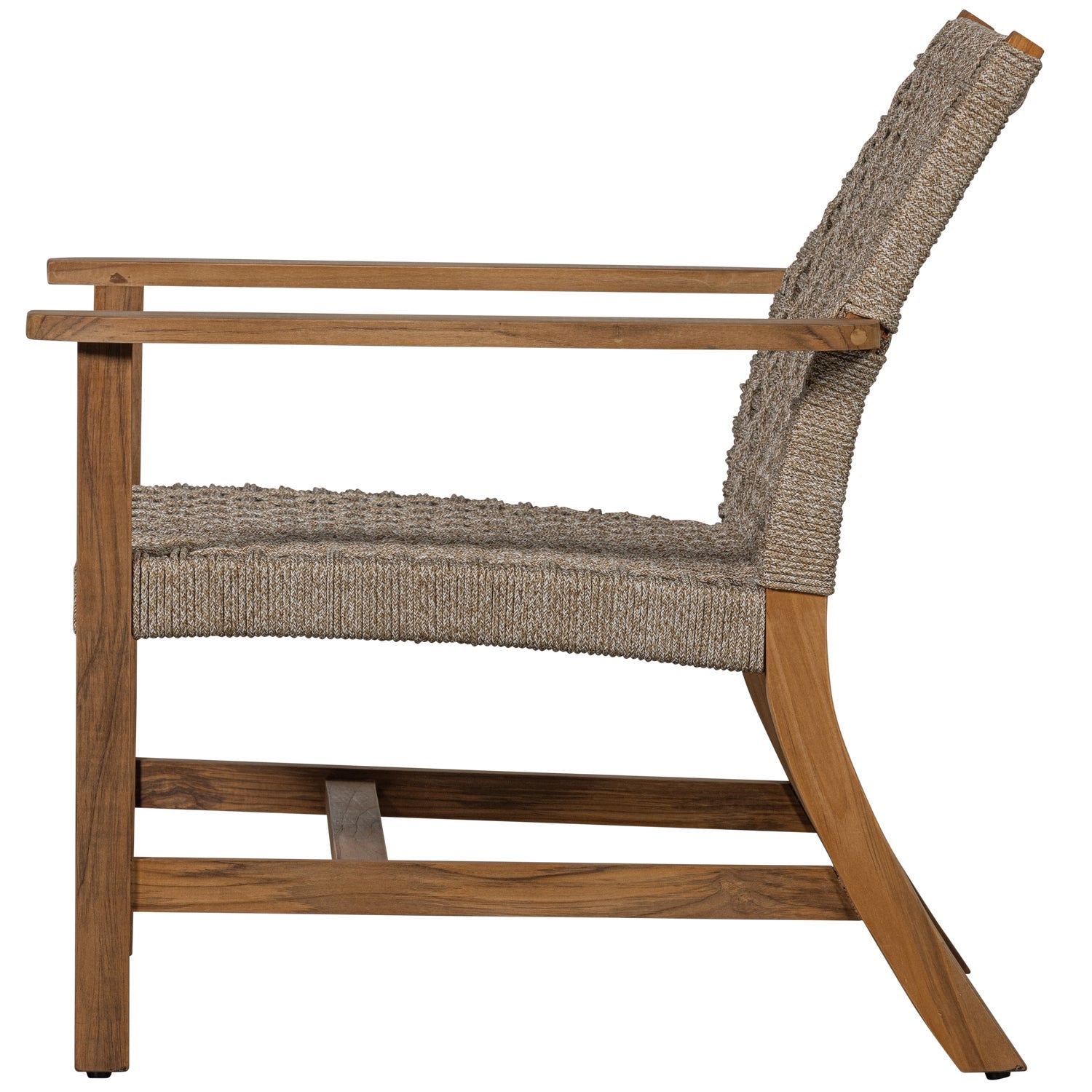 Garden armchair cooper wood