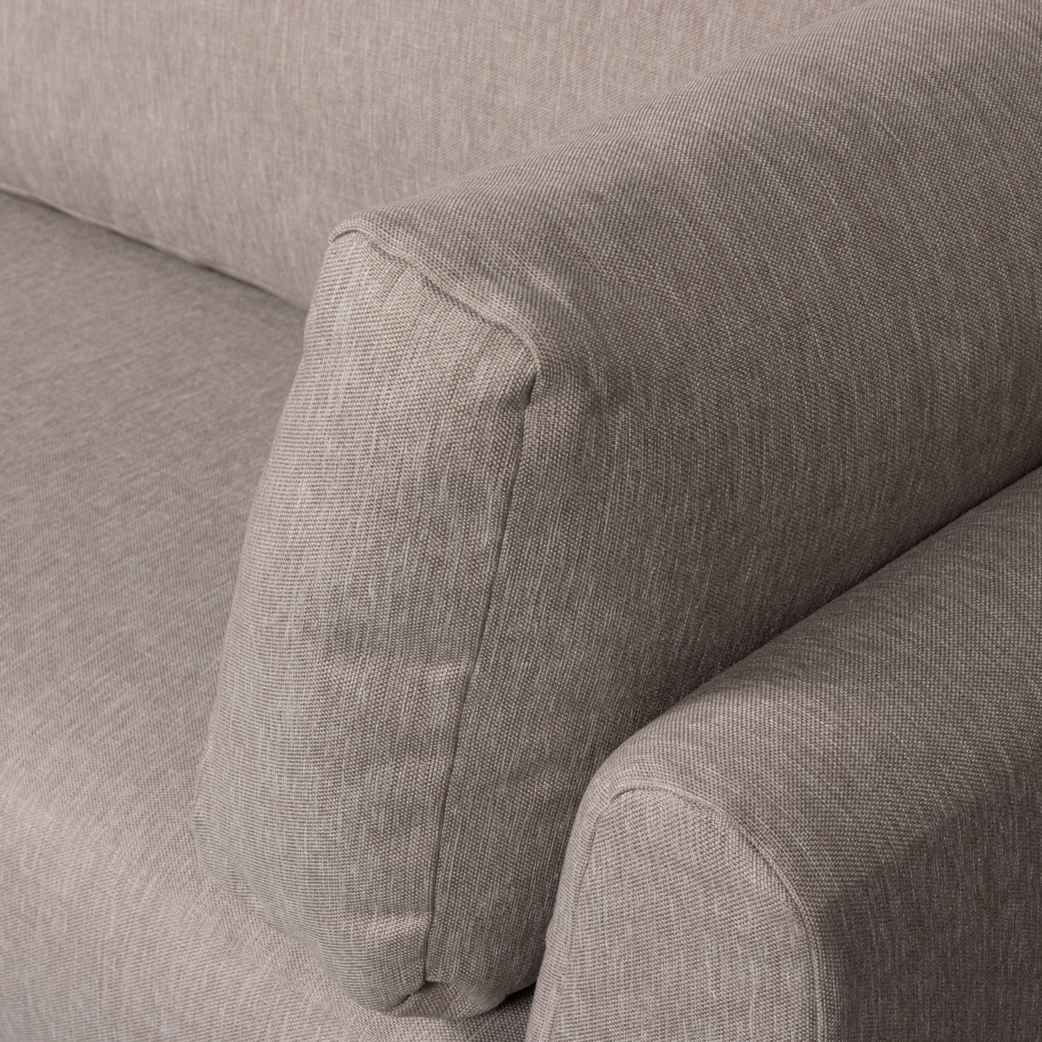 Left-facing Szezlong COUPLE DINING BENCH taupe