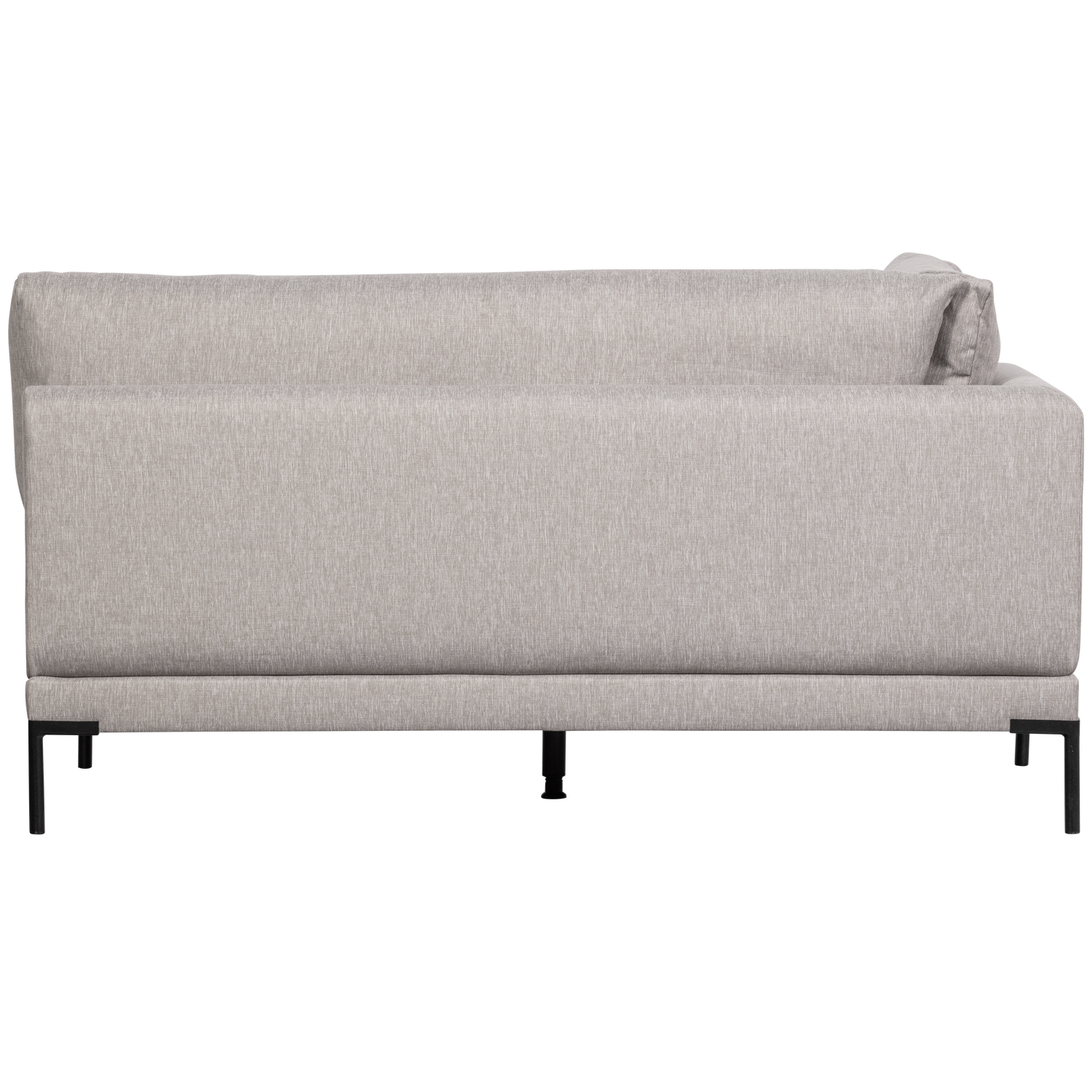 Right-facing Settee COUPLE DINING BENCH light gray