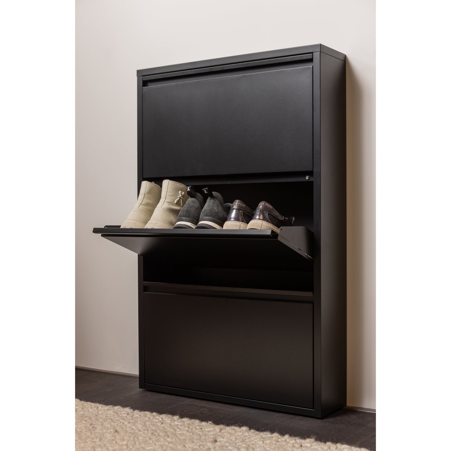 Sabine Black Schuhschrank