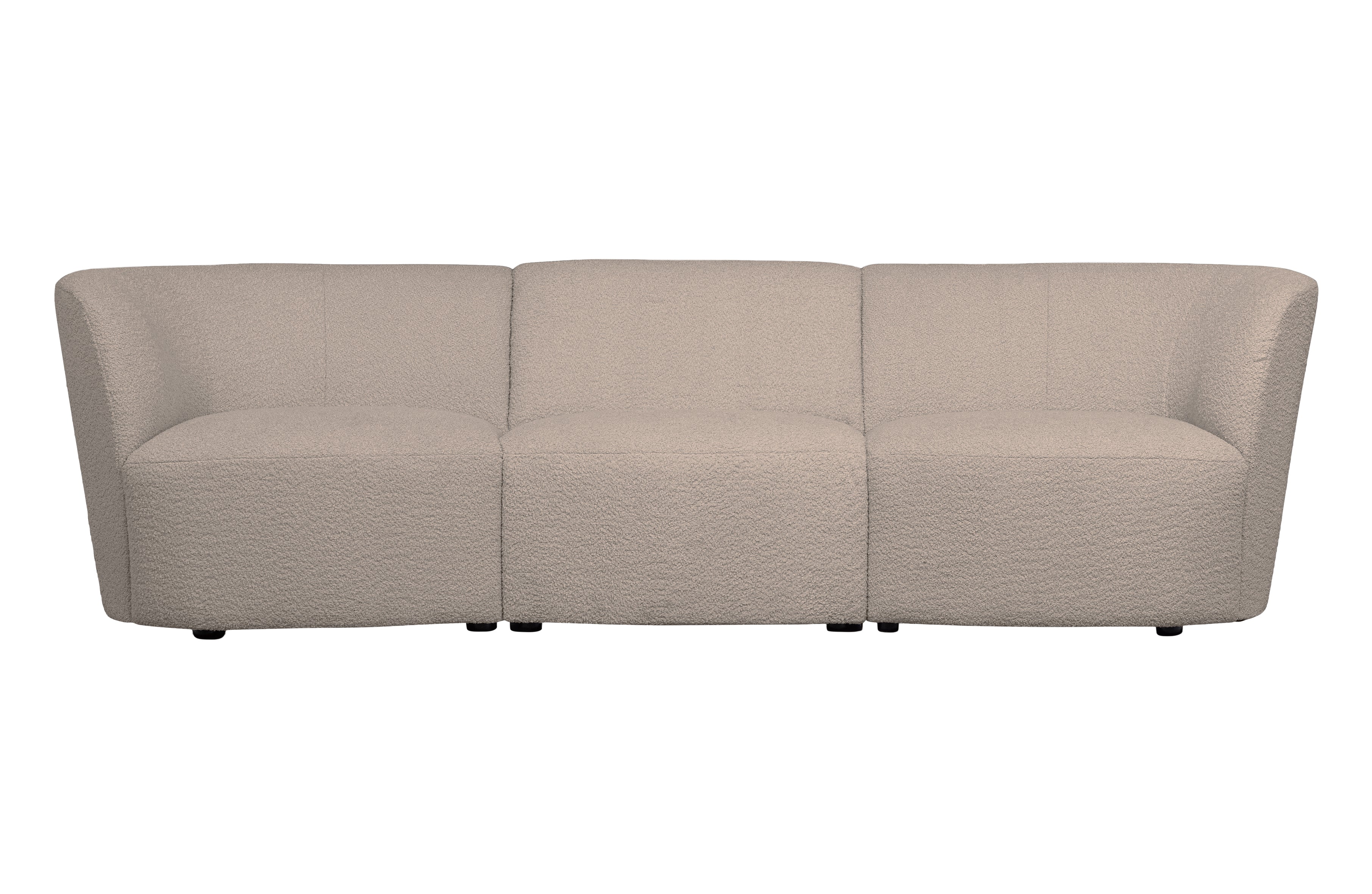 3-person sofa Coco Sand Bouclé