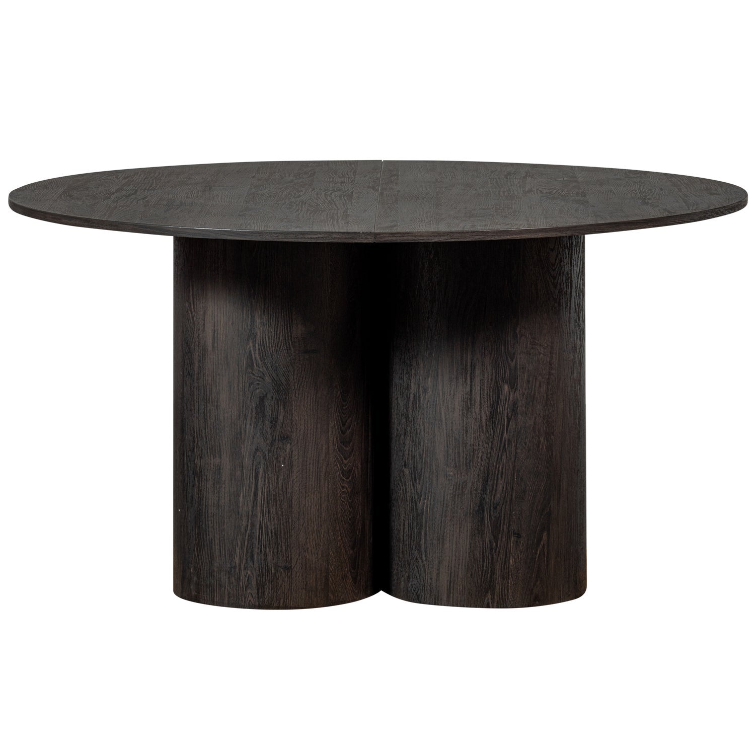 Oona Round Tisch dunkelbraun