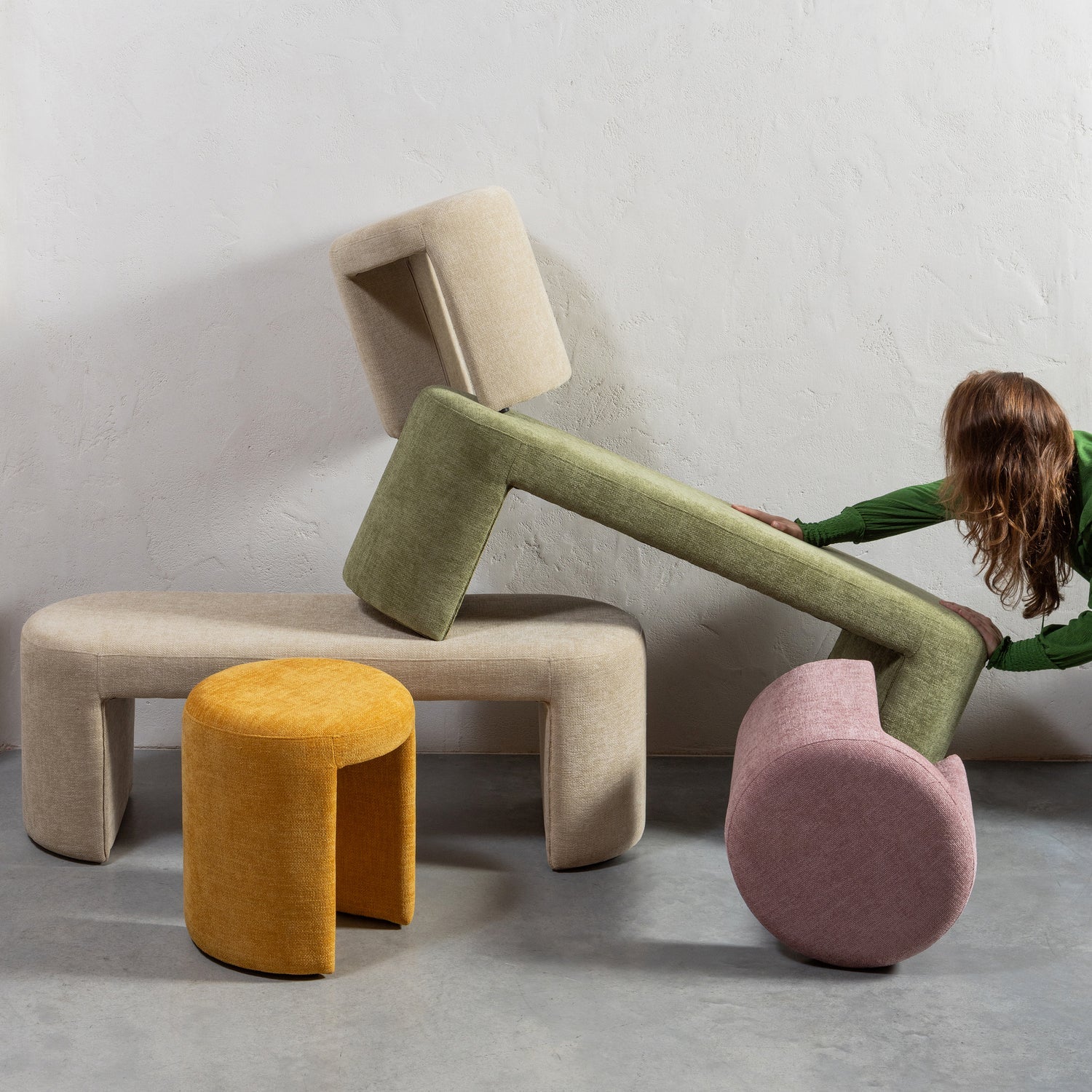Olive jacob bench