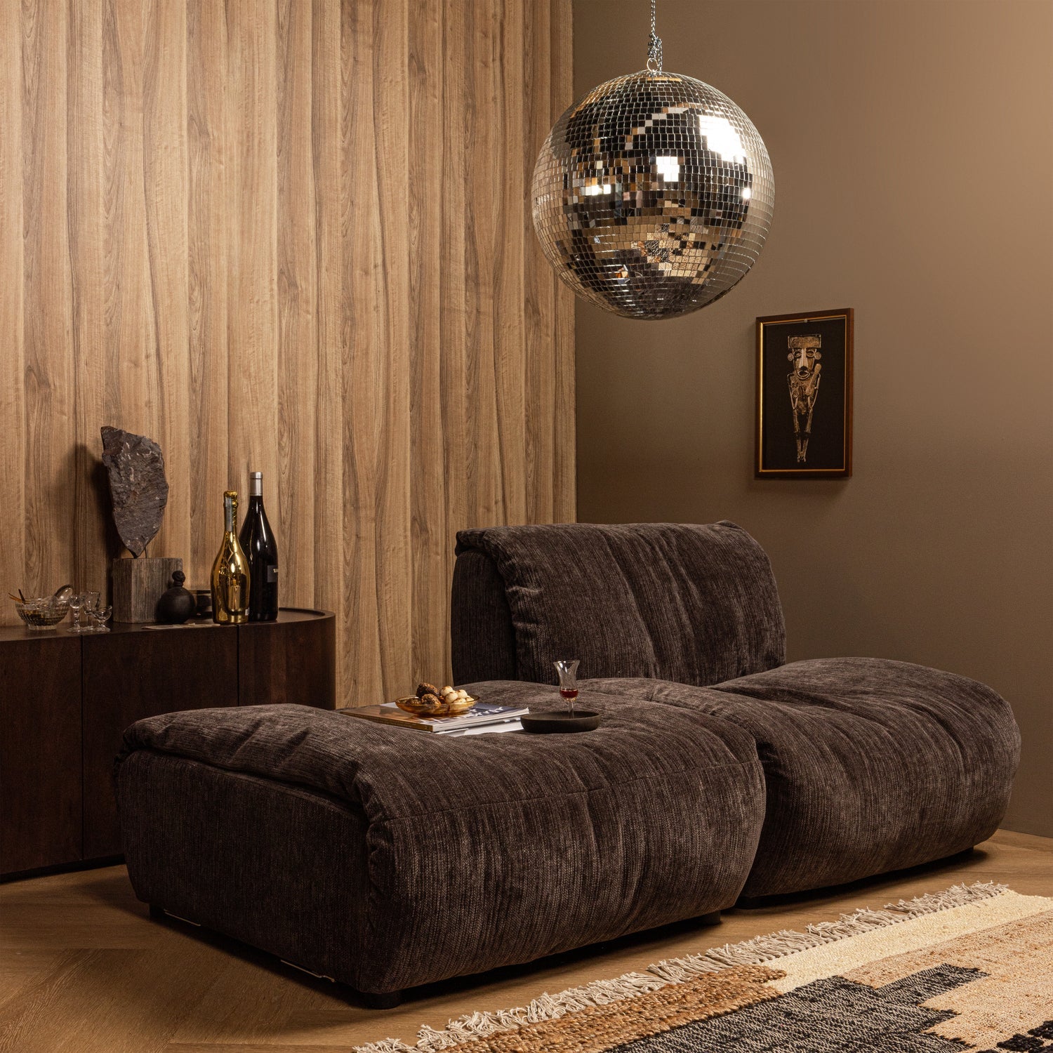 BONEY silver disco ball
