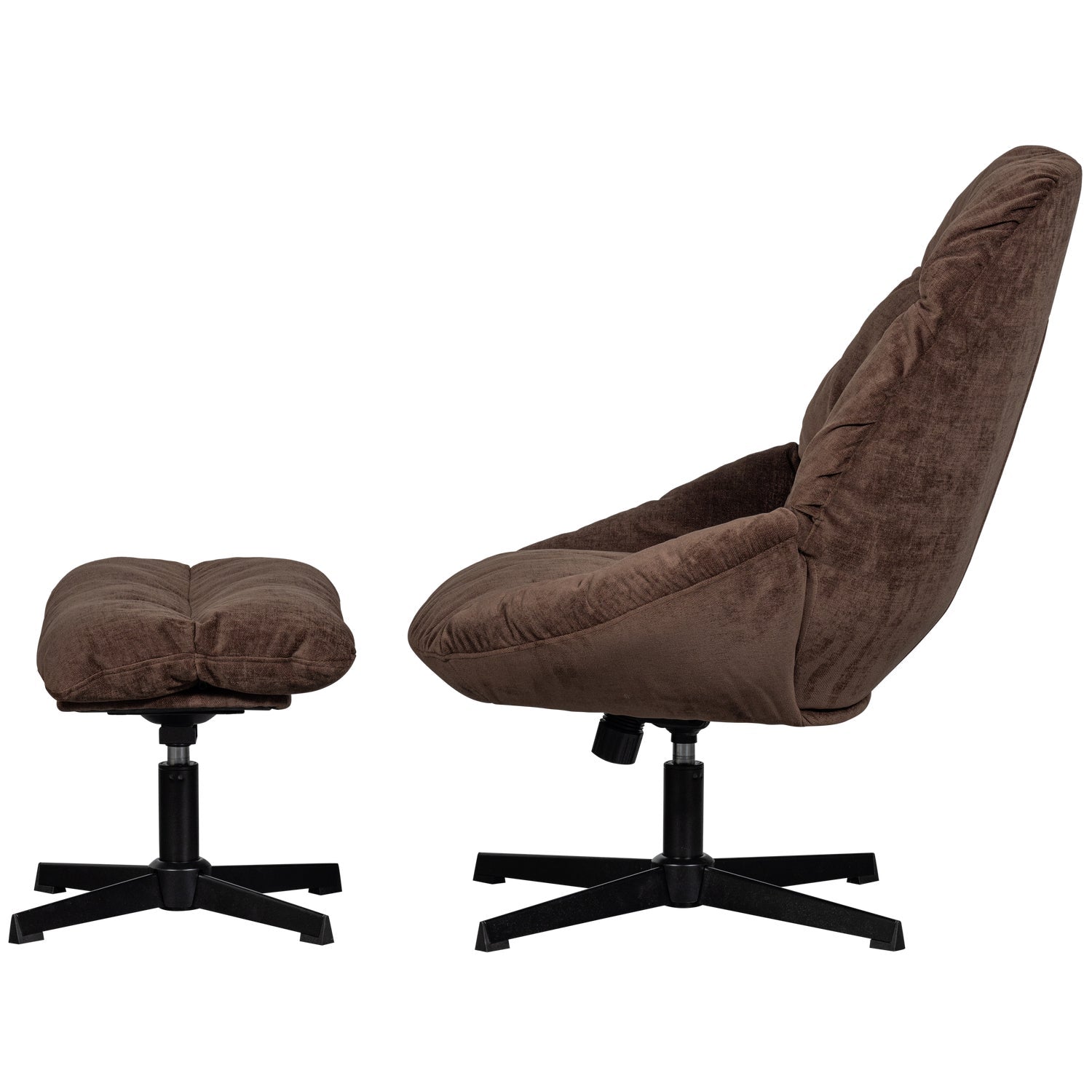 Armchair with a jaro coffee footrest