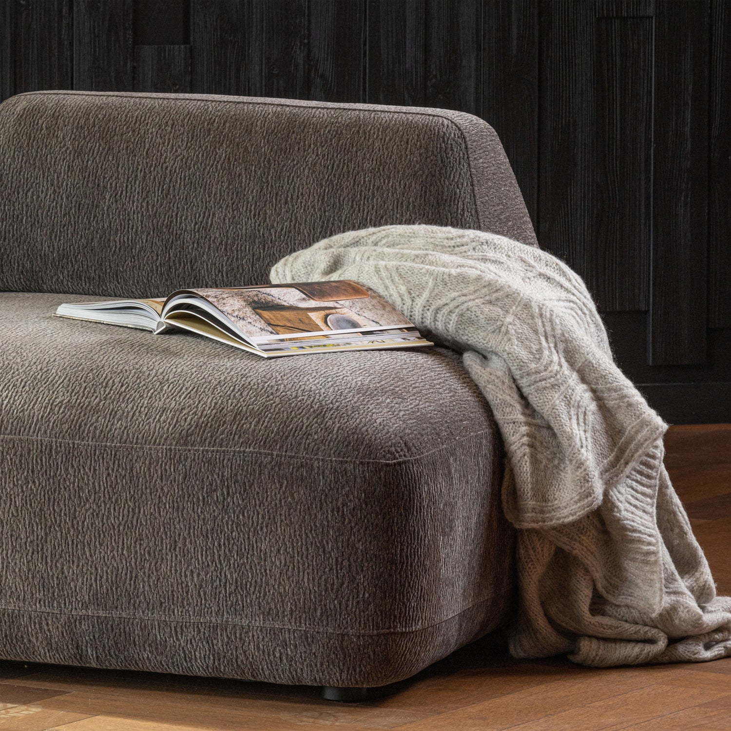 Gray sterck armchair