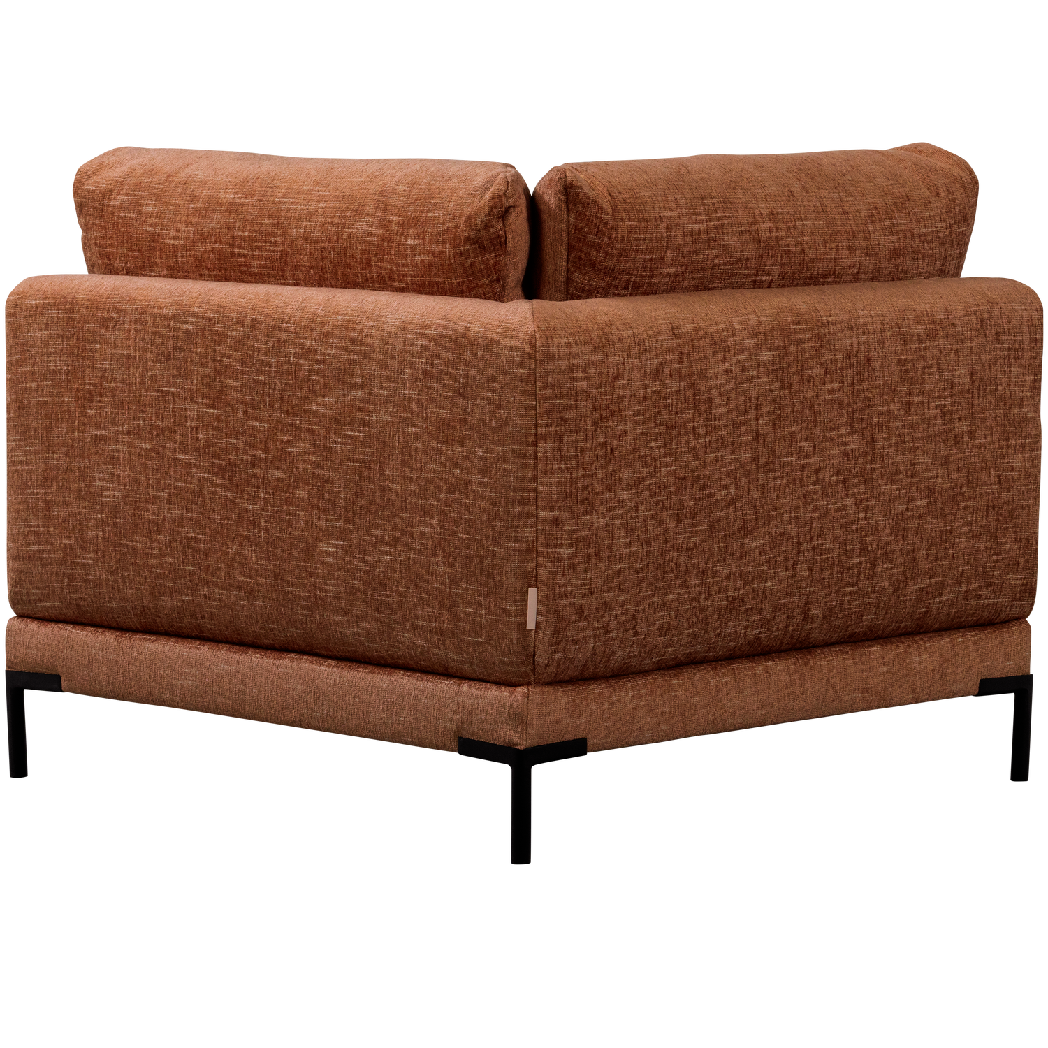 Sofa COUPLE - corner module rust mélange