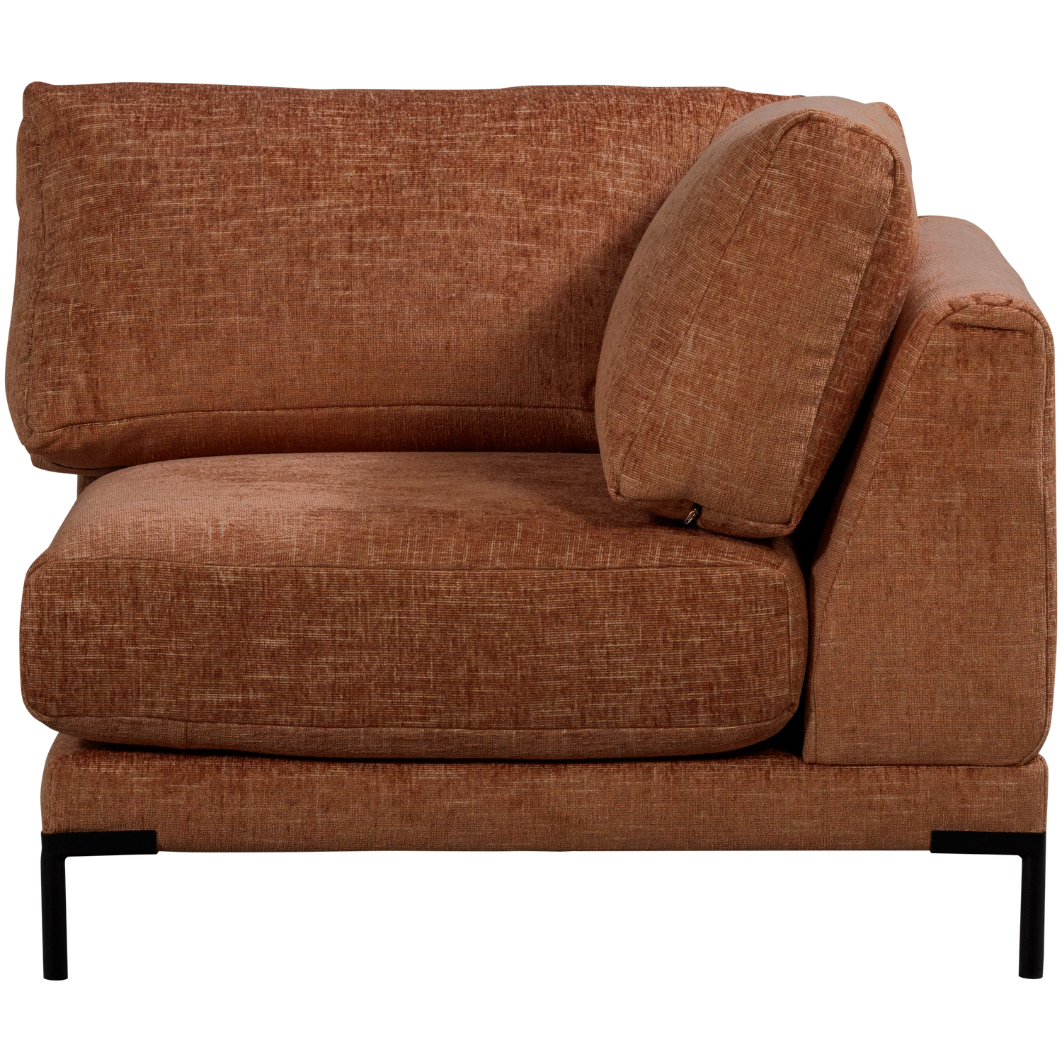 Sofa COUPLE - corner module rust mélange