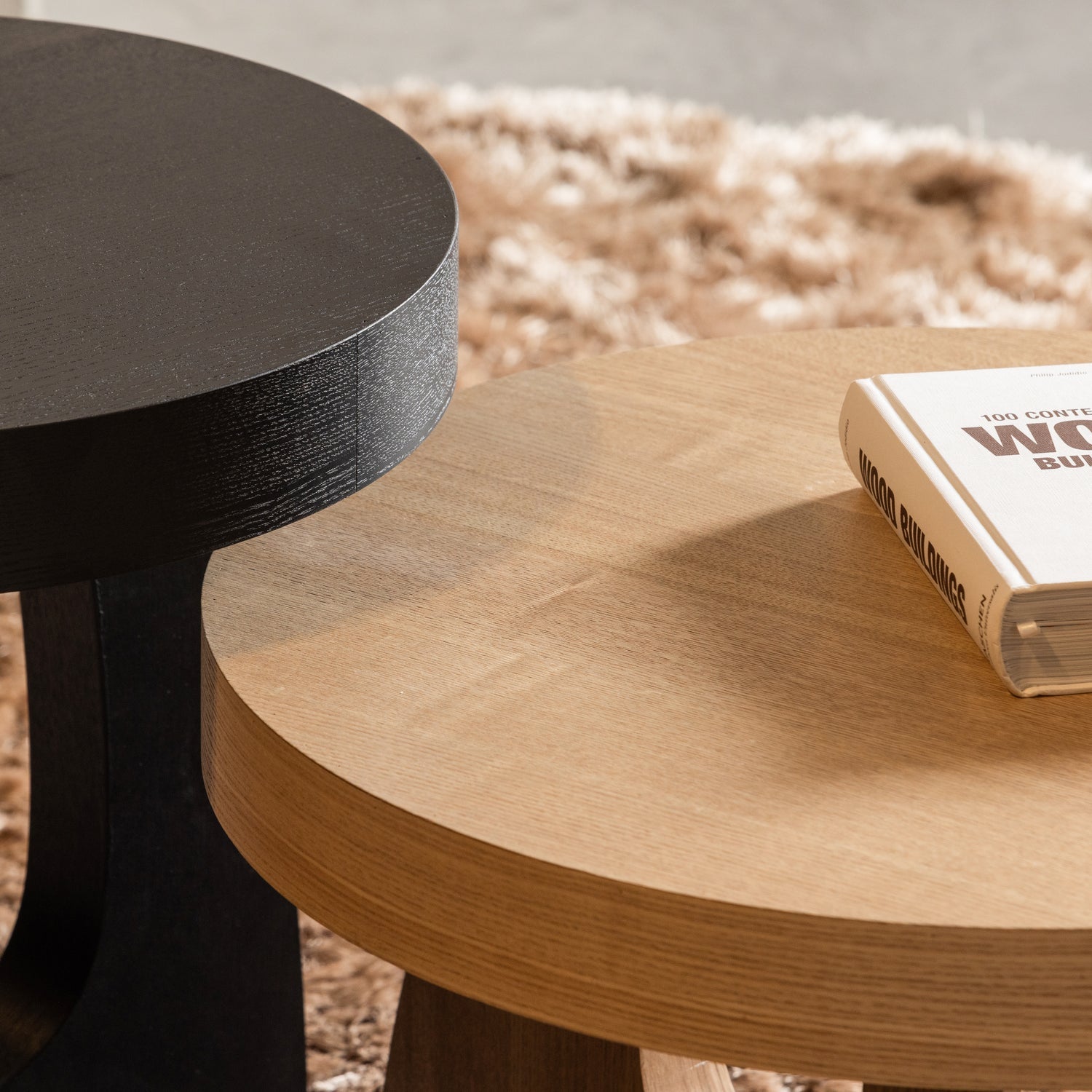 Tala Side Table Black Aschefurneer