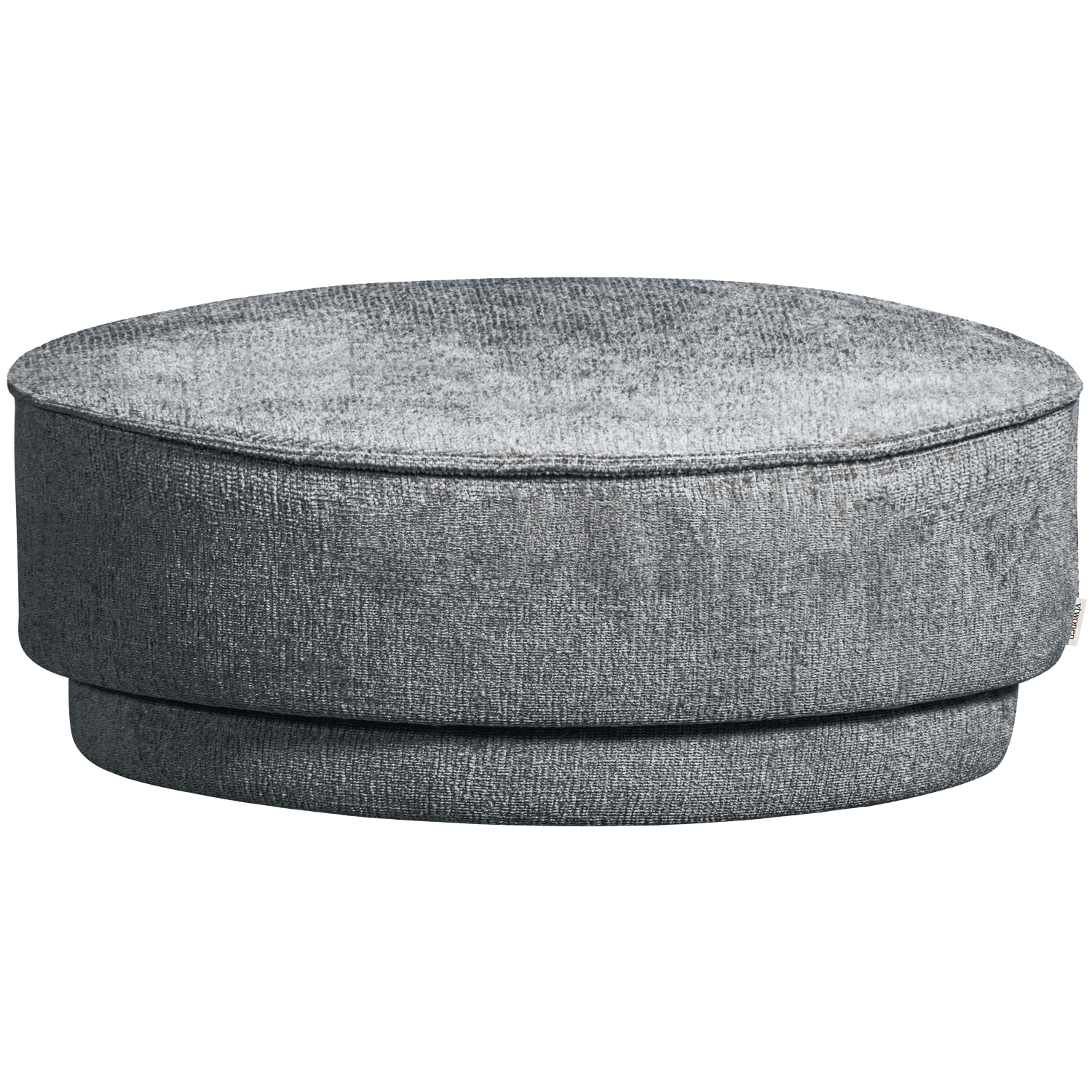 Pearl Denim Melange Pouf