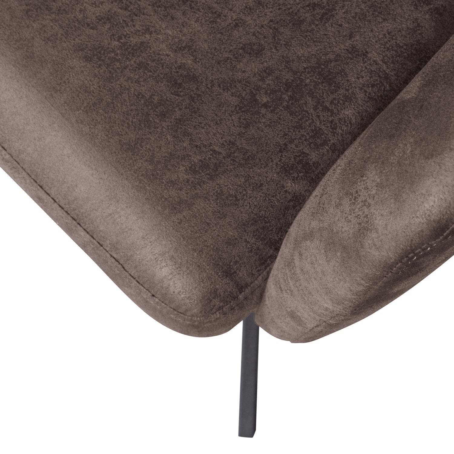 Fenne Schwenkstuhl Grau Eco -Leder