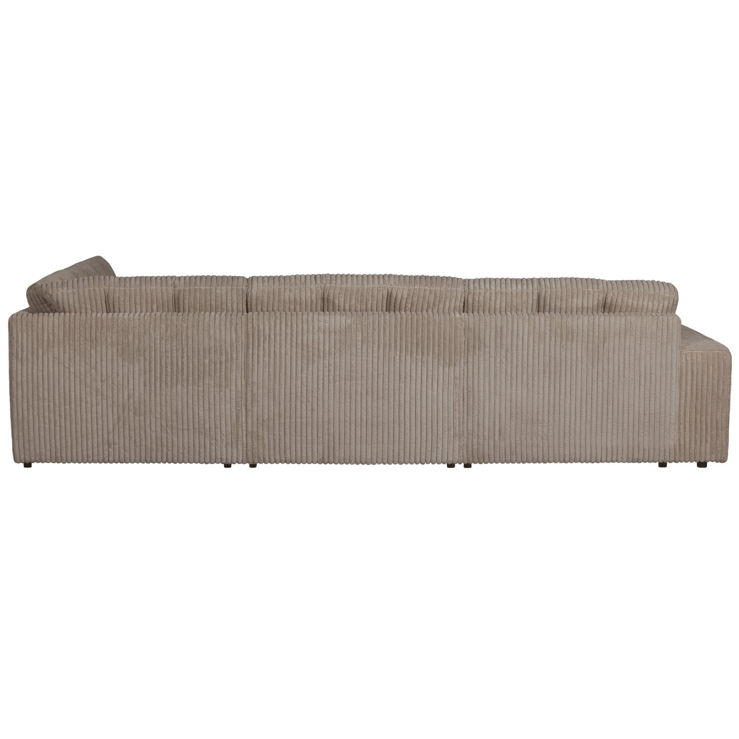 Sofa mit rechter Ecke SECOND DATE braunes Cord