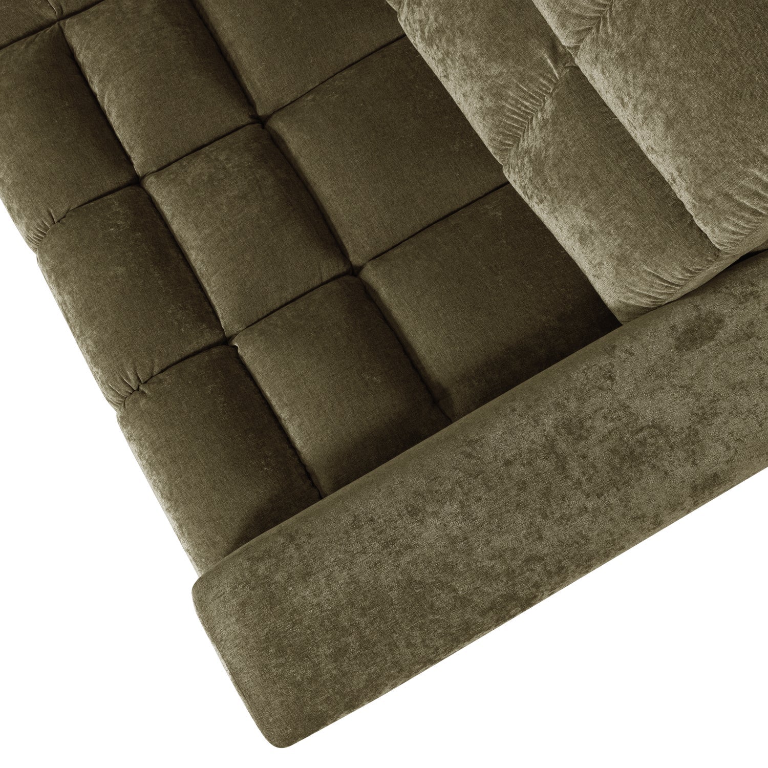Sofa mit rechter Ecke SECOND DATE grün