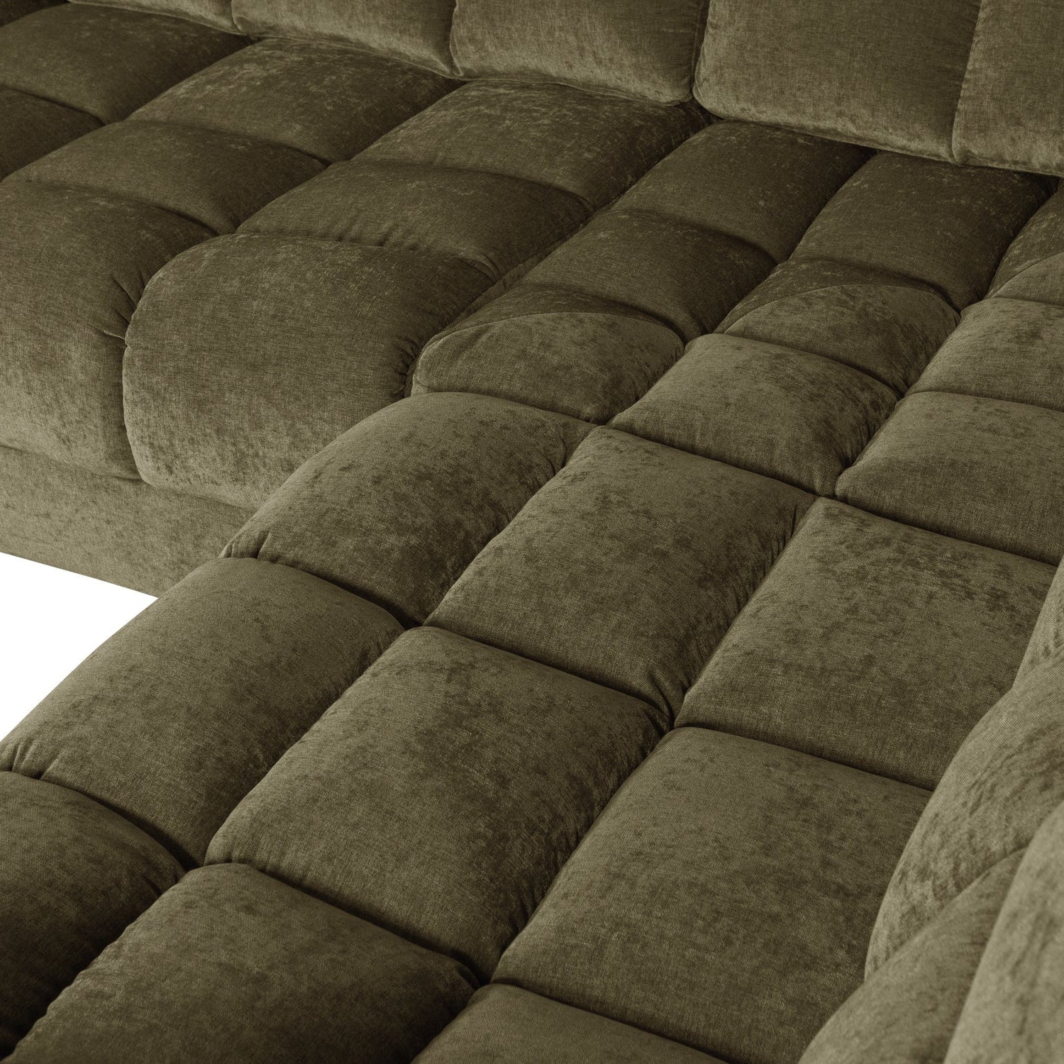 Sofa mit rechter Ecke SECOND DATE grün