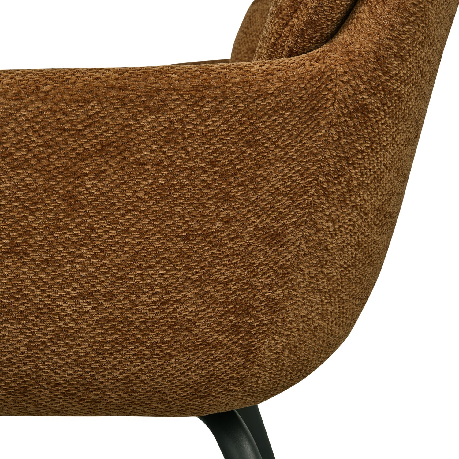 Stuhl RUNA honigfarbener Chenille