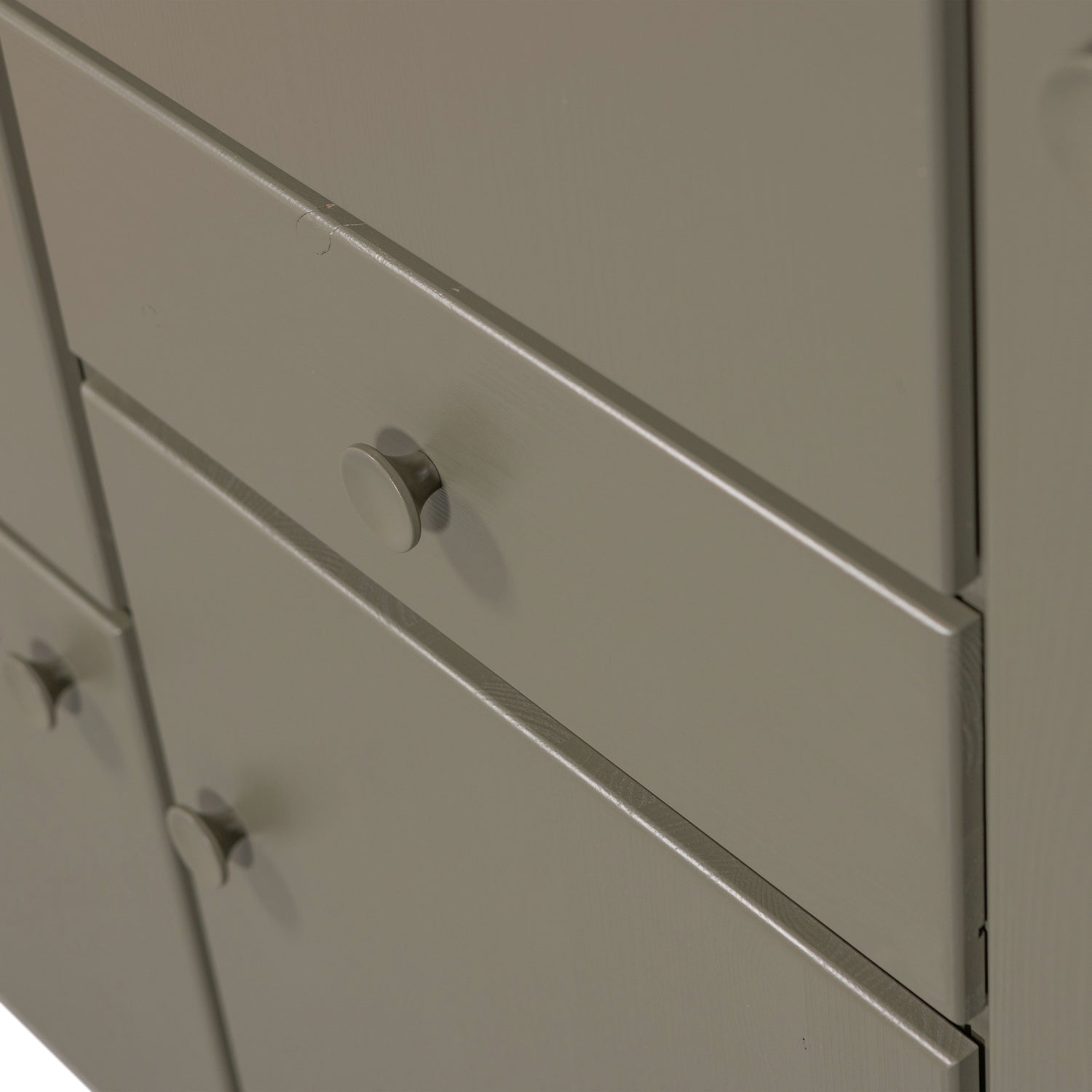 3-door wardrobe Alfie dark green pine