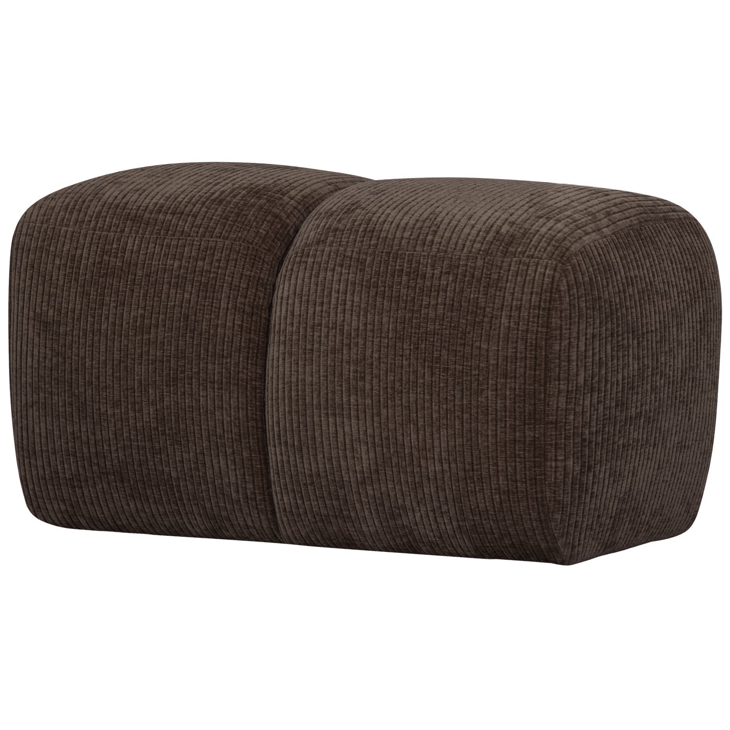 Puff MOJO dunkelbraunes Cord