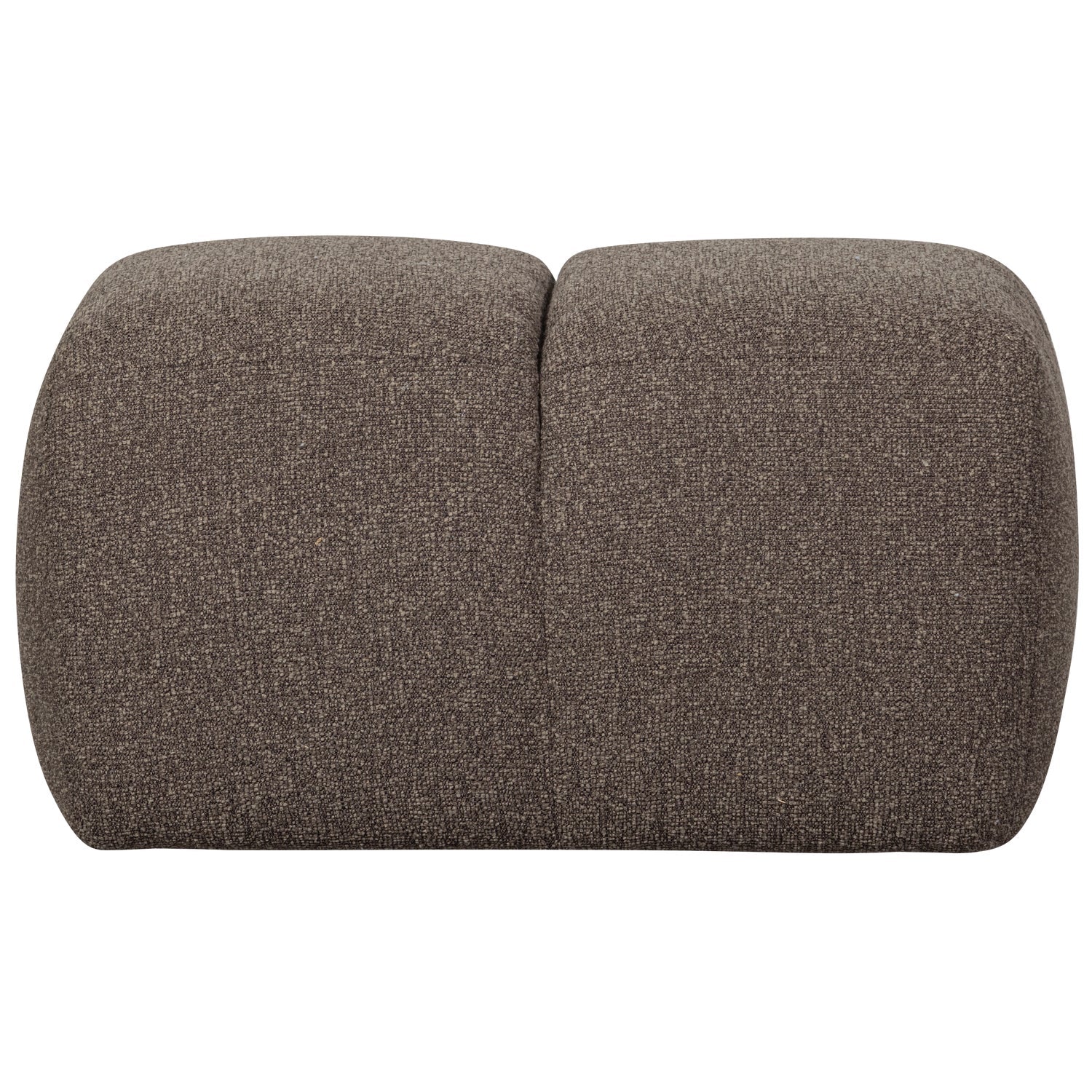 Puff MOJO dunkelbraunes Bouclé