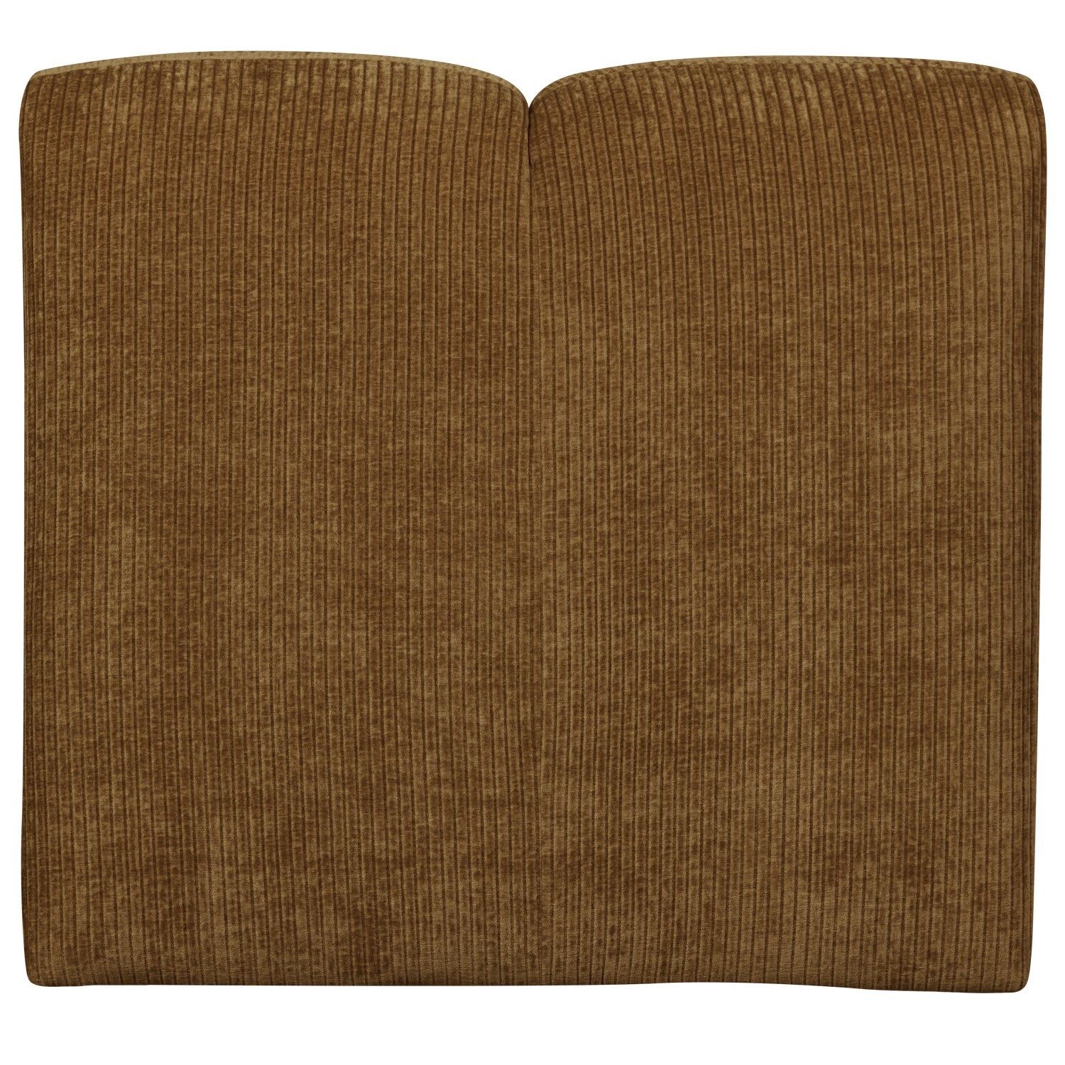 Modulares Sofa MOJO - 1-sitziges Element in dunklem Honigcord