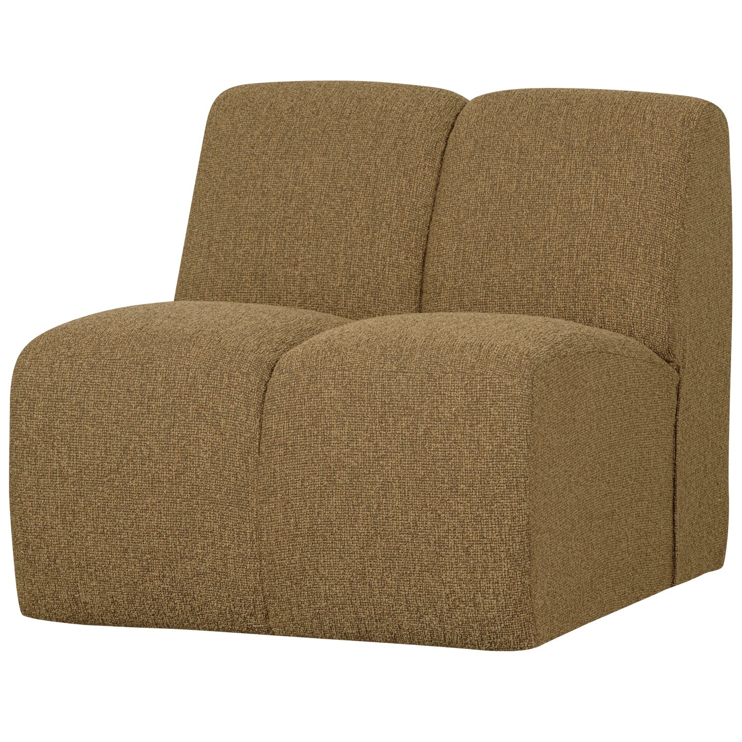 MOJO modular sofa - 1-seater dark honey bouclé