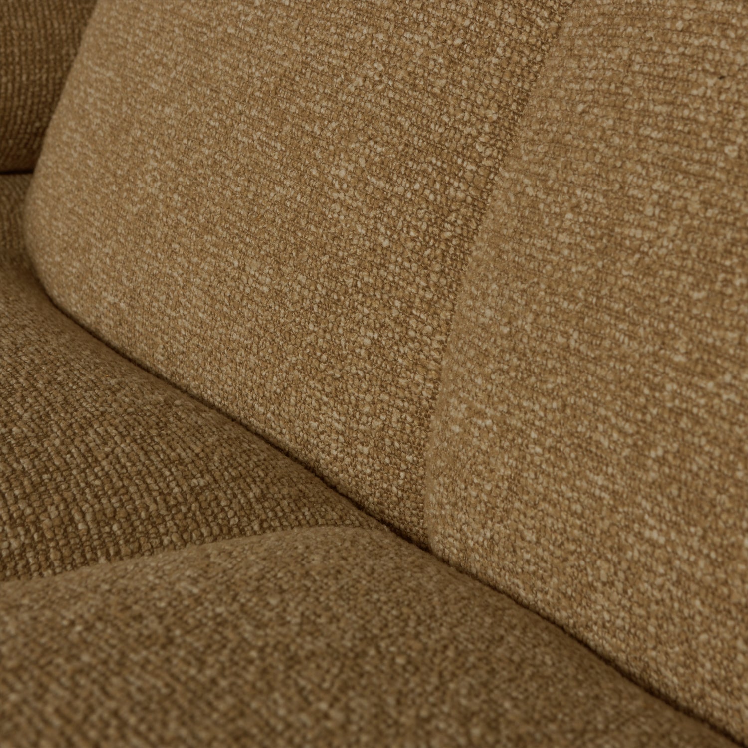 MOJO modular sofa - 1.5-seater left-side dark honey bouclé element