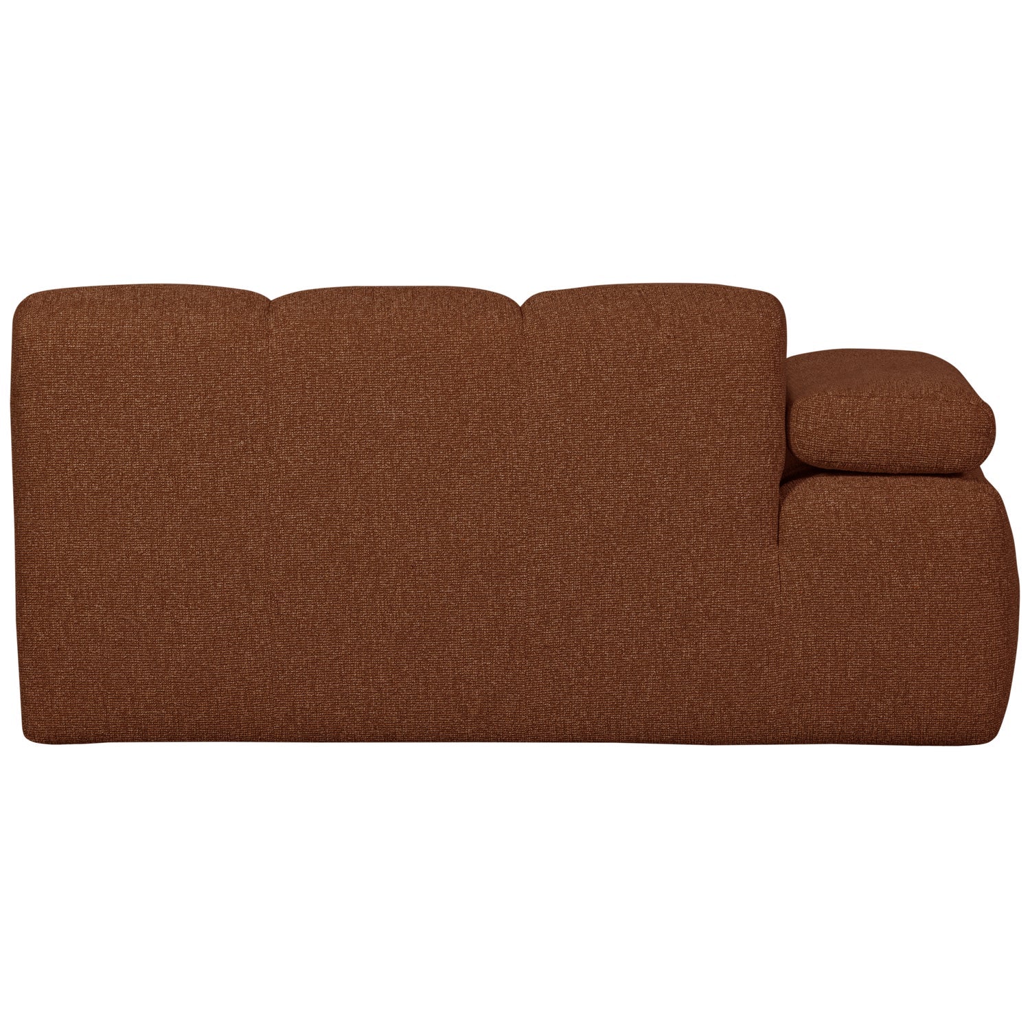 MOJO modular sofa - 1.5-seater left-sided brown bouclé element