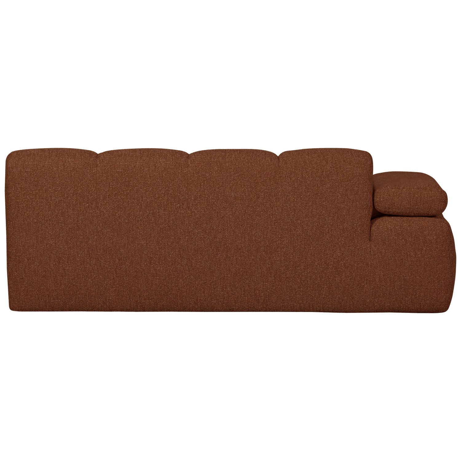 MOJO modular sofa - left-sided 2-seater brown bouclé element