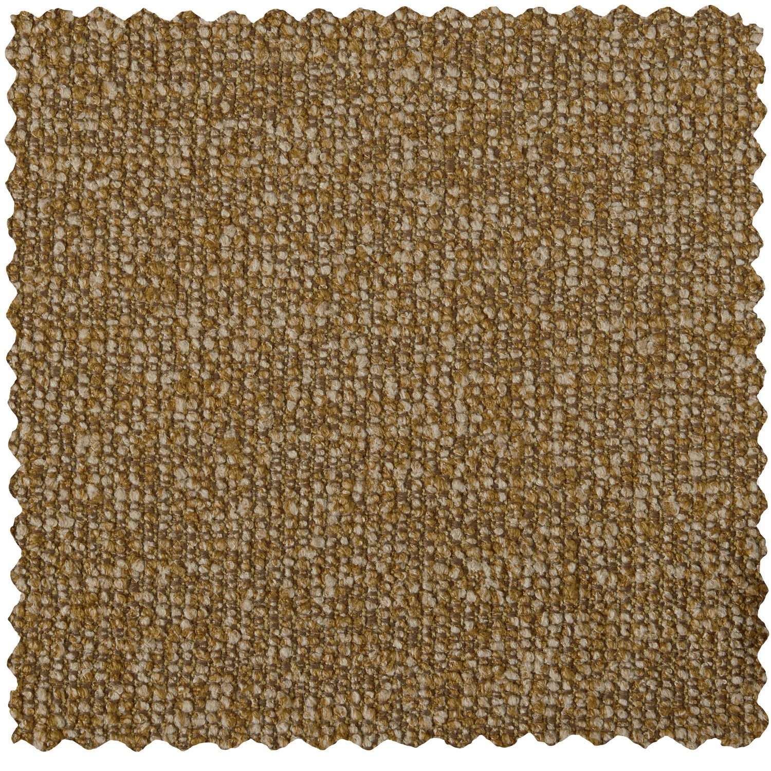 Modulares Sofa MOJO - dunkles honigfarbenes Bouclé-Eckelement