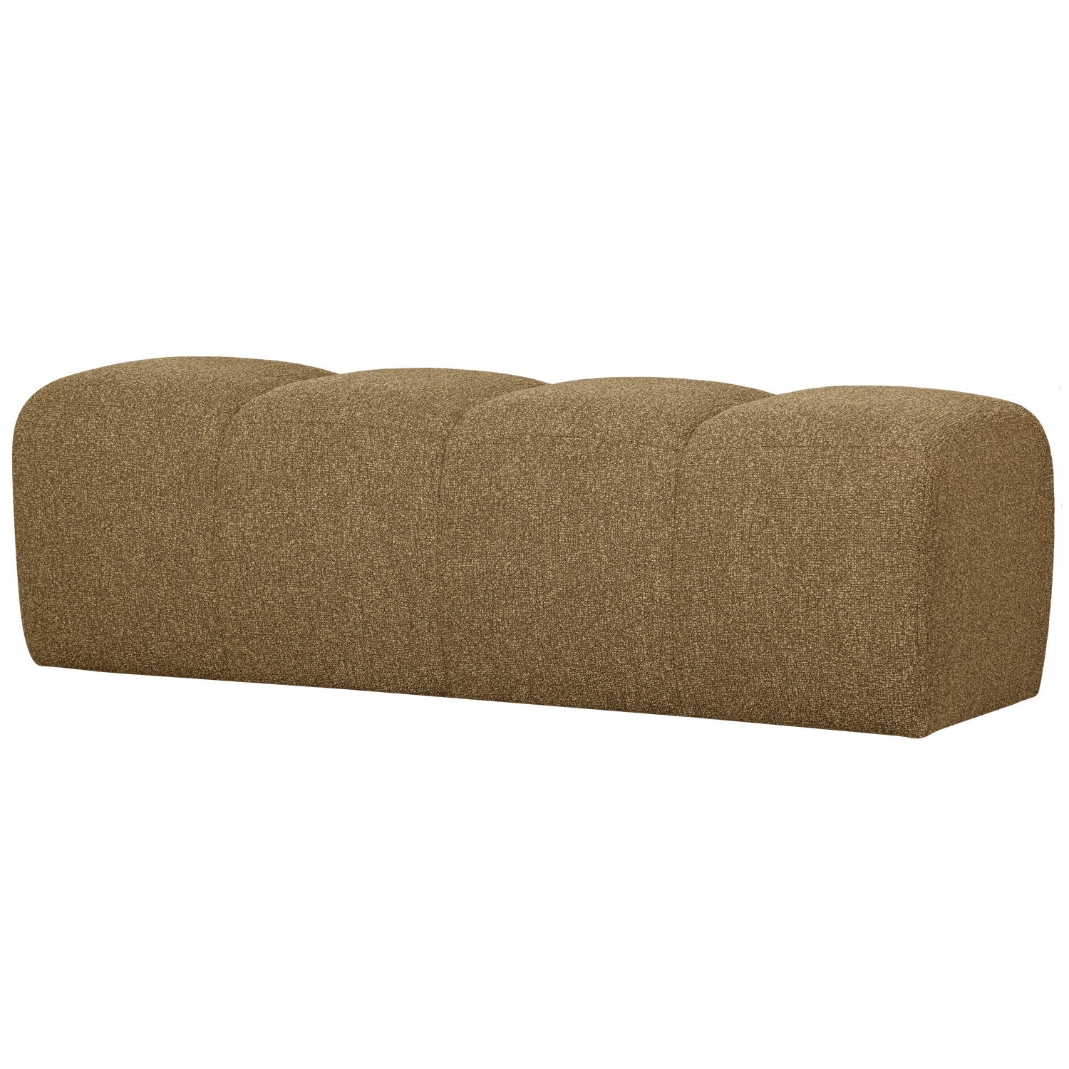 Bank MOJO dunkler Honig Bouclé